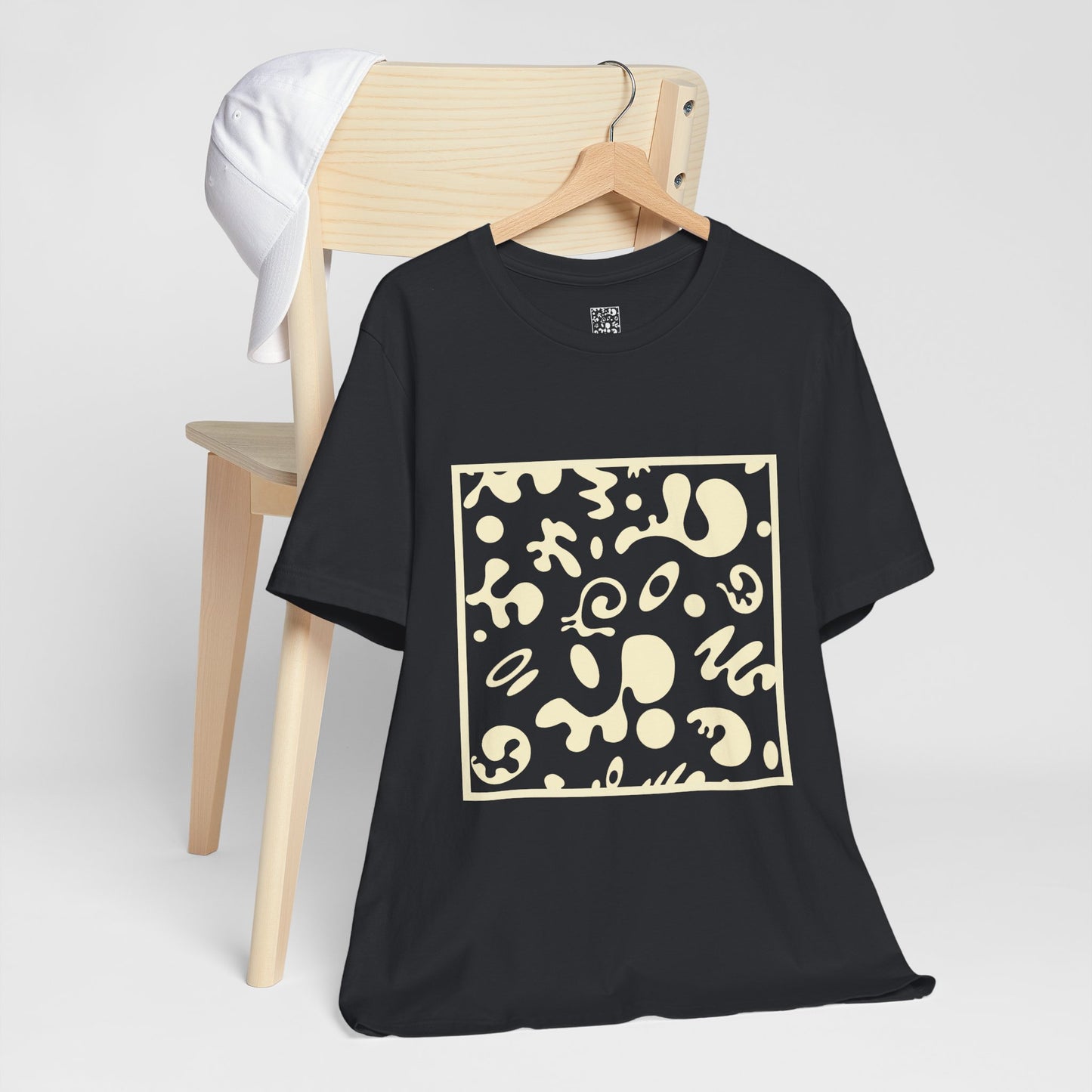 Adorn'd Unisex Jersey Short Sleeve Tee - Blank Page White Print