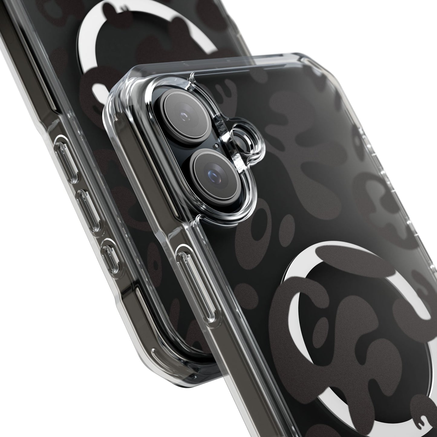 Pure Imagination Clear MagSafe Impact Case - Smoke Signal Black