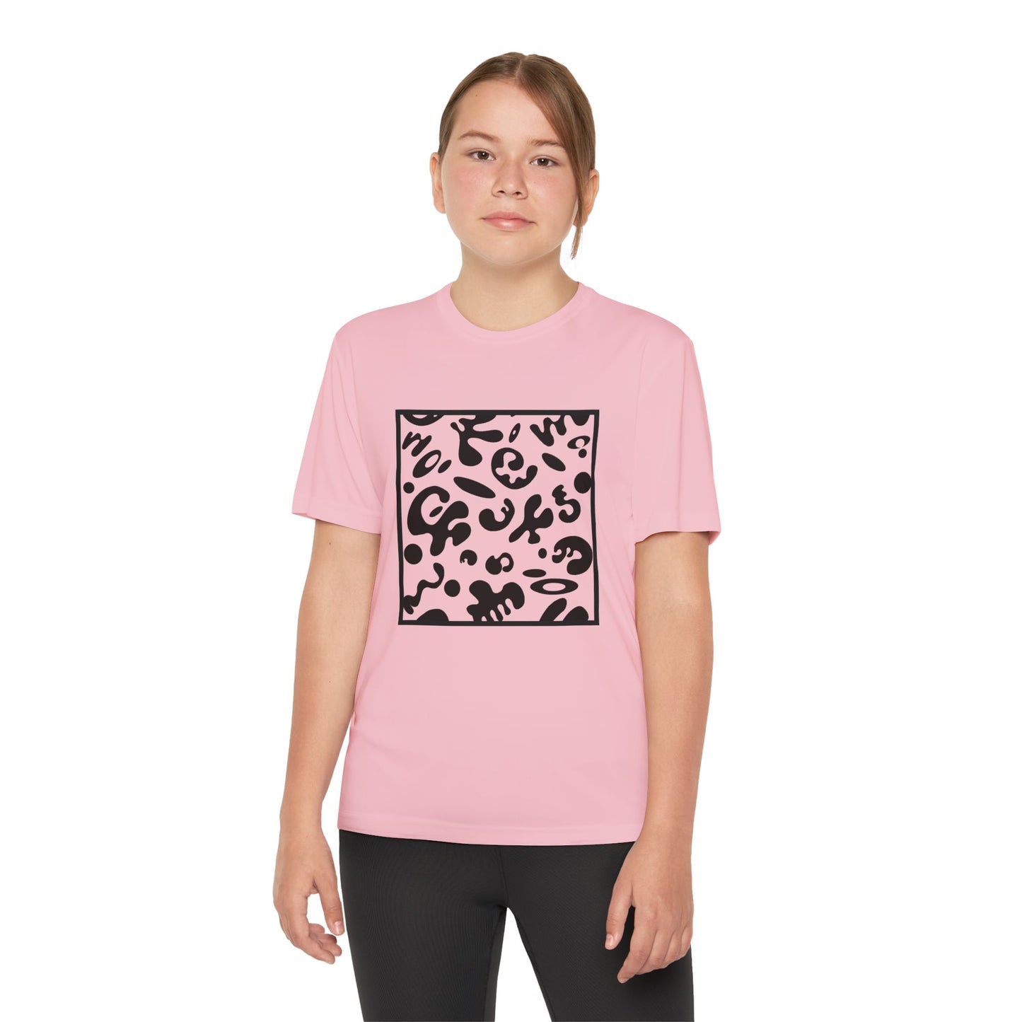Adorn'd Youth Competitor Graphic Tee - Smoke Signal Black