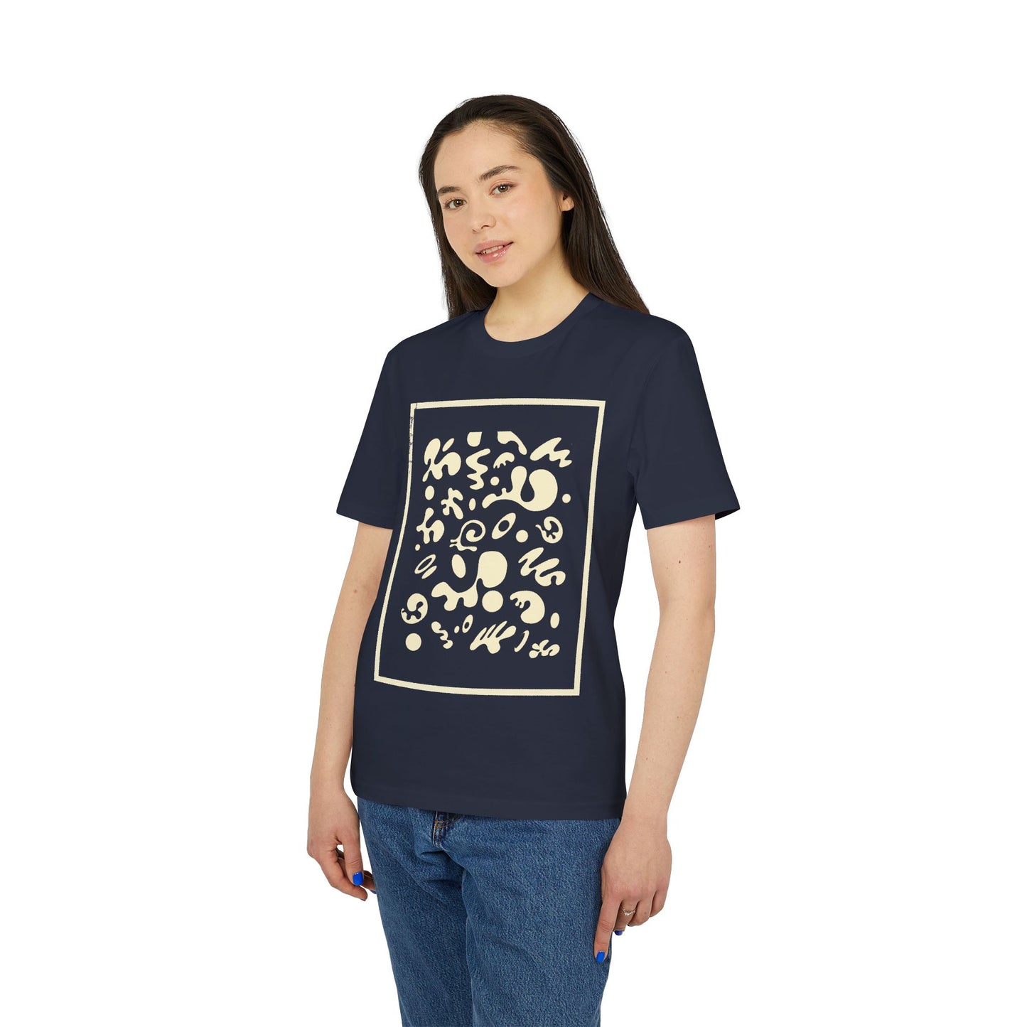Deep Dream Unisex T-shirt - Blank Page White