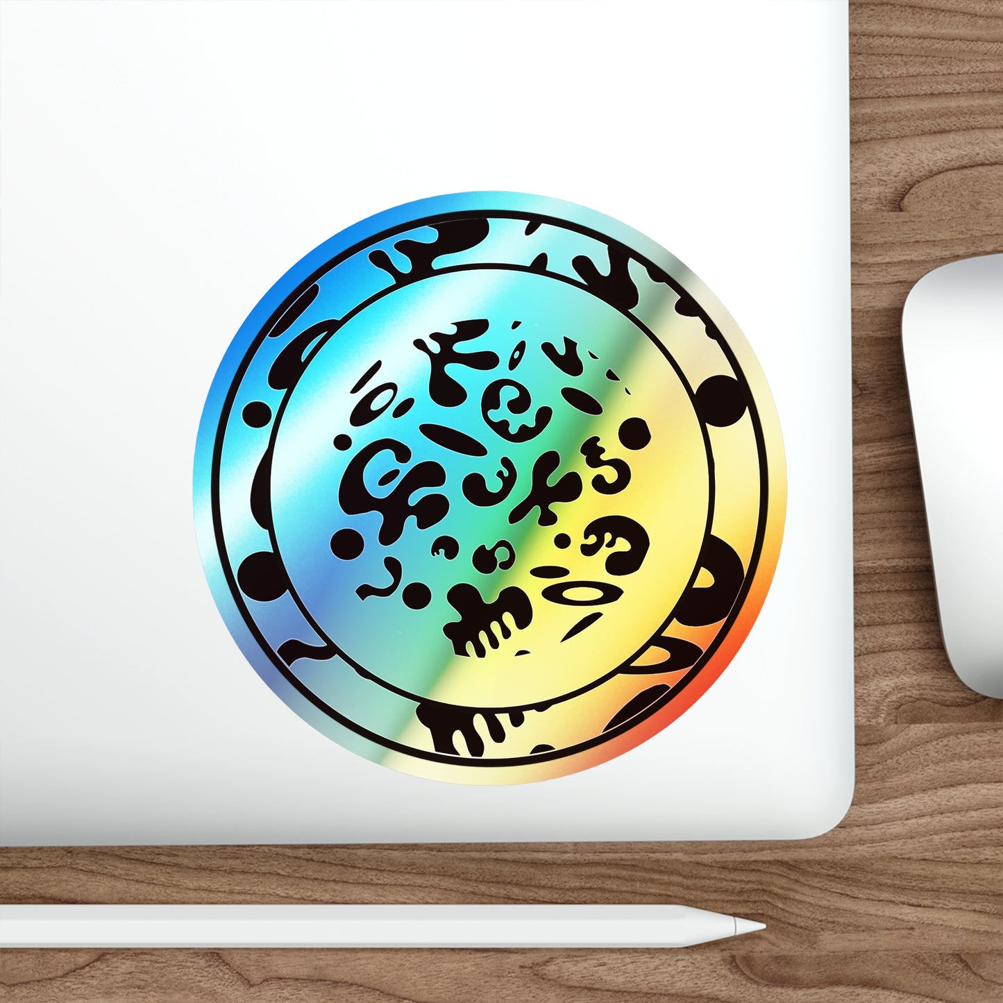 Adorn'd Holographic Die Cut Stickers - Blank Page Holo