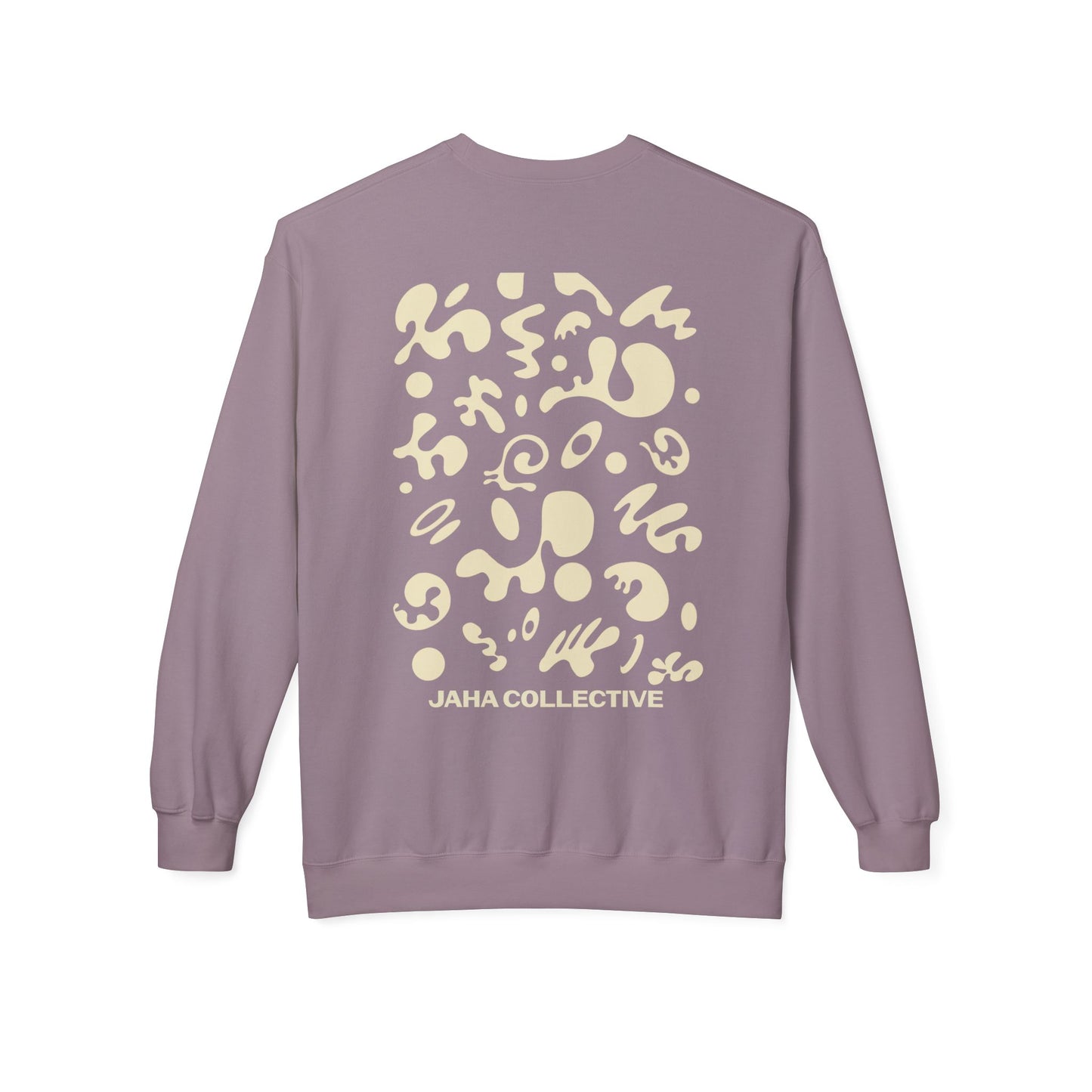 Pure Imagination Unisex Midweight Softstyle Fleece Crewneck Sweatshirt - Blank Page White Print