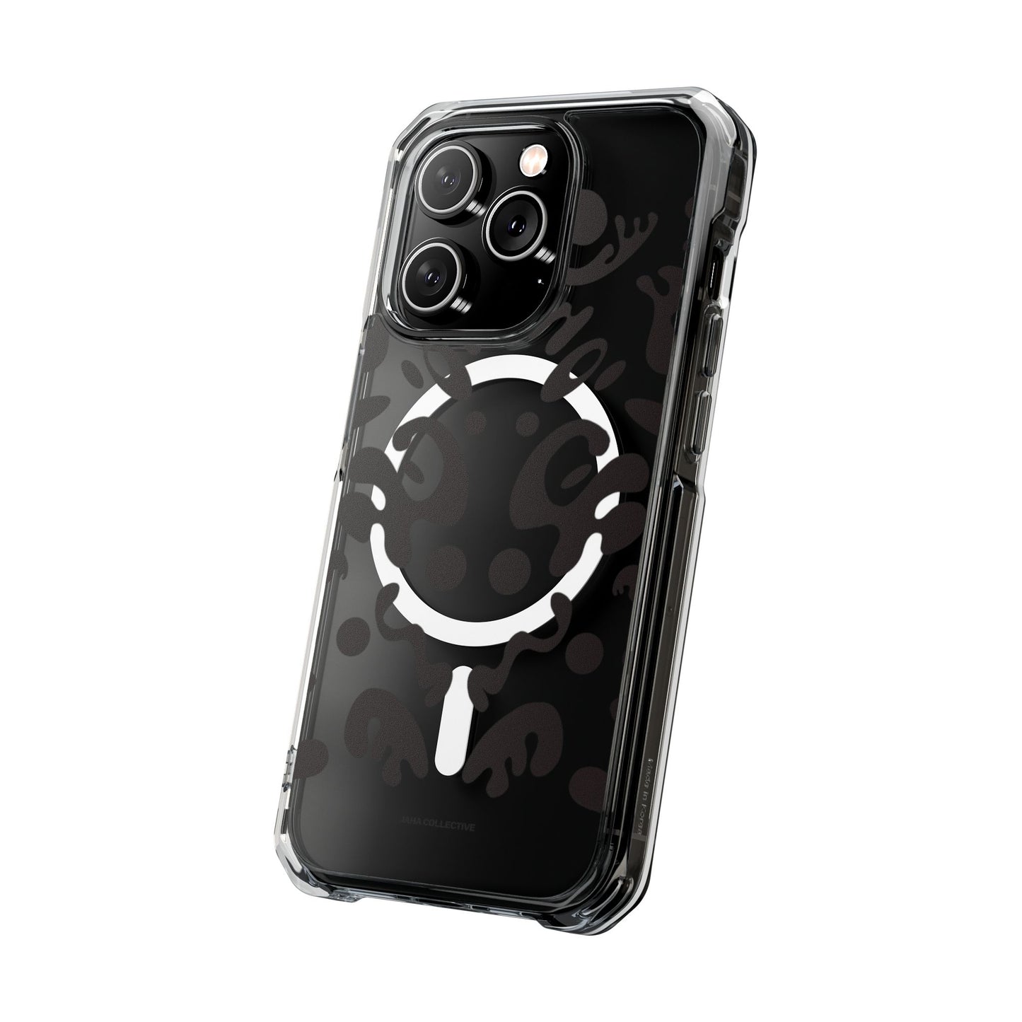Mirror Work Clear MagSafe Impact Case - Smoke Signal Black