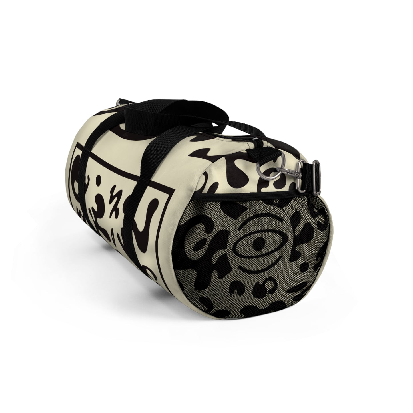 Deep Dream Duffel Bags - Blank Page