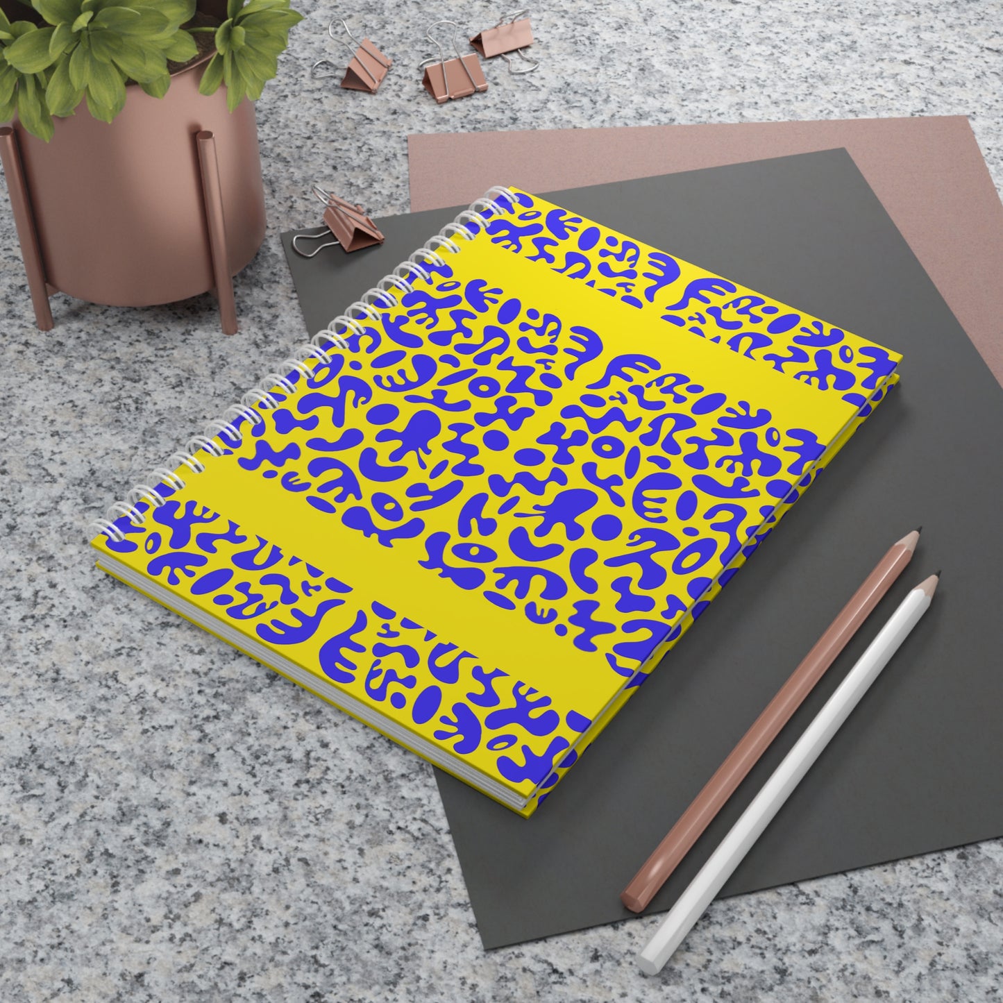 Mirror Work Color Spiral Notebook (Wide Ruled) - Sunspell
