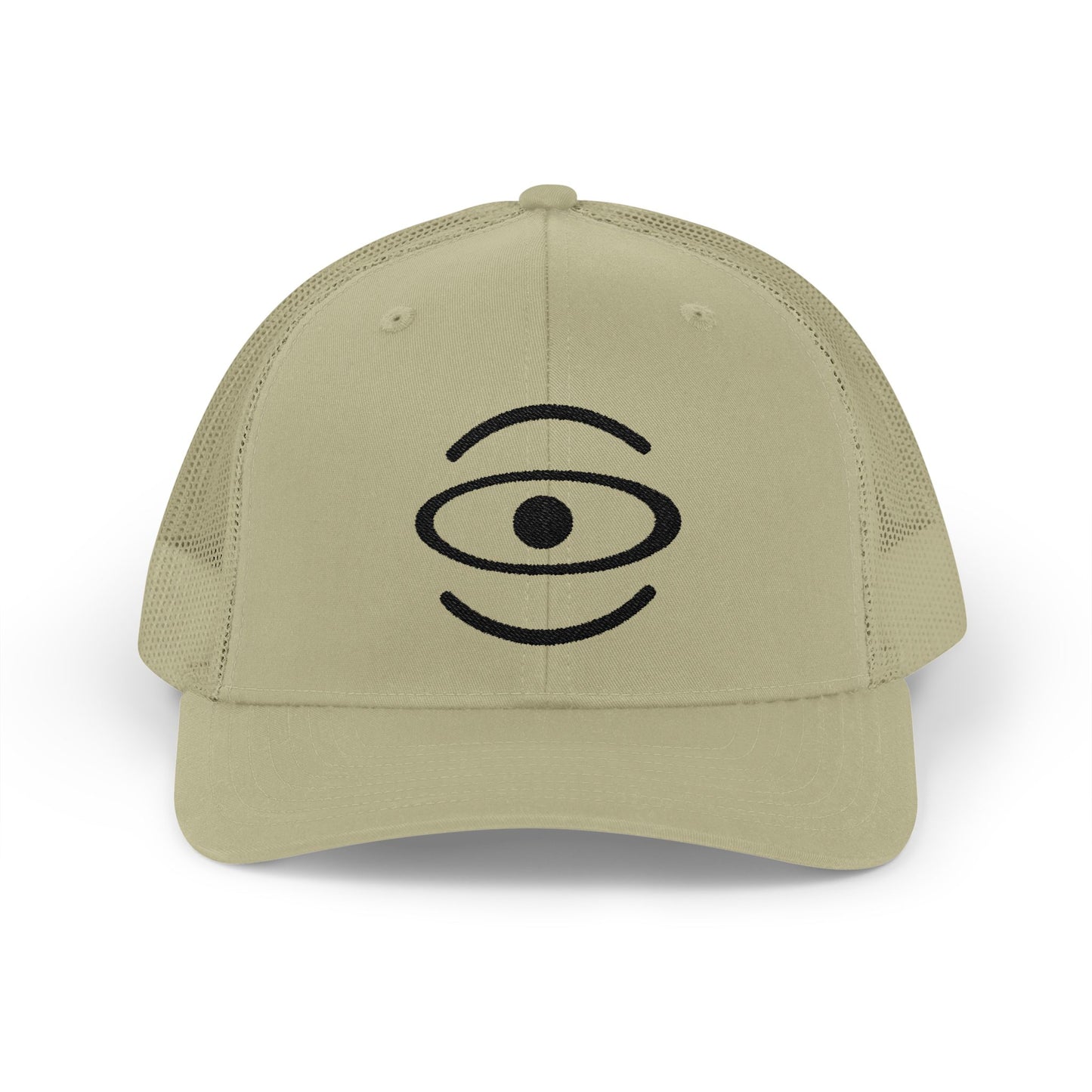 Jaha Logo Embroidered Retro Trucker Hat - Smoke Signal Black