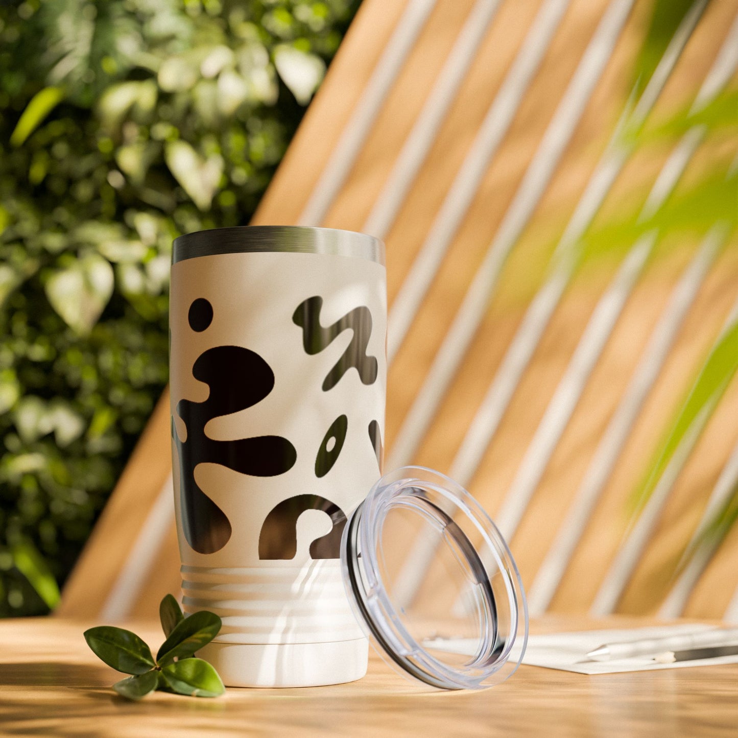 Nourish'd Ringneck Tumbler, 20oz - Smoke Signal Black Print