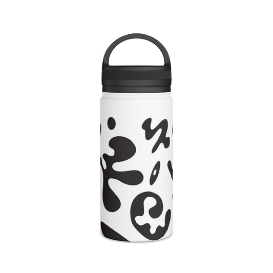 Nourish'd Stainless Steel Water Bottle (Handle Lid)