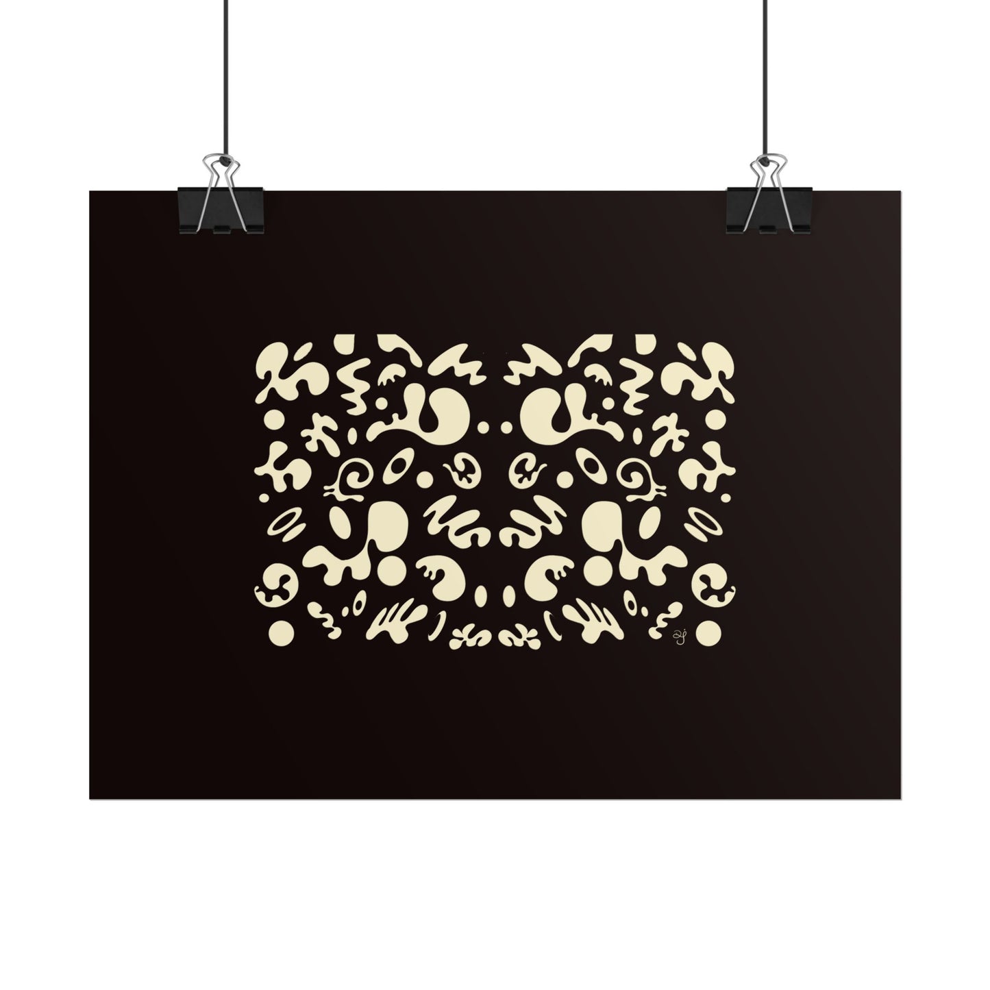 Mirror Work Rolled Poster (Landscape) - Smoke Signal