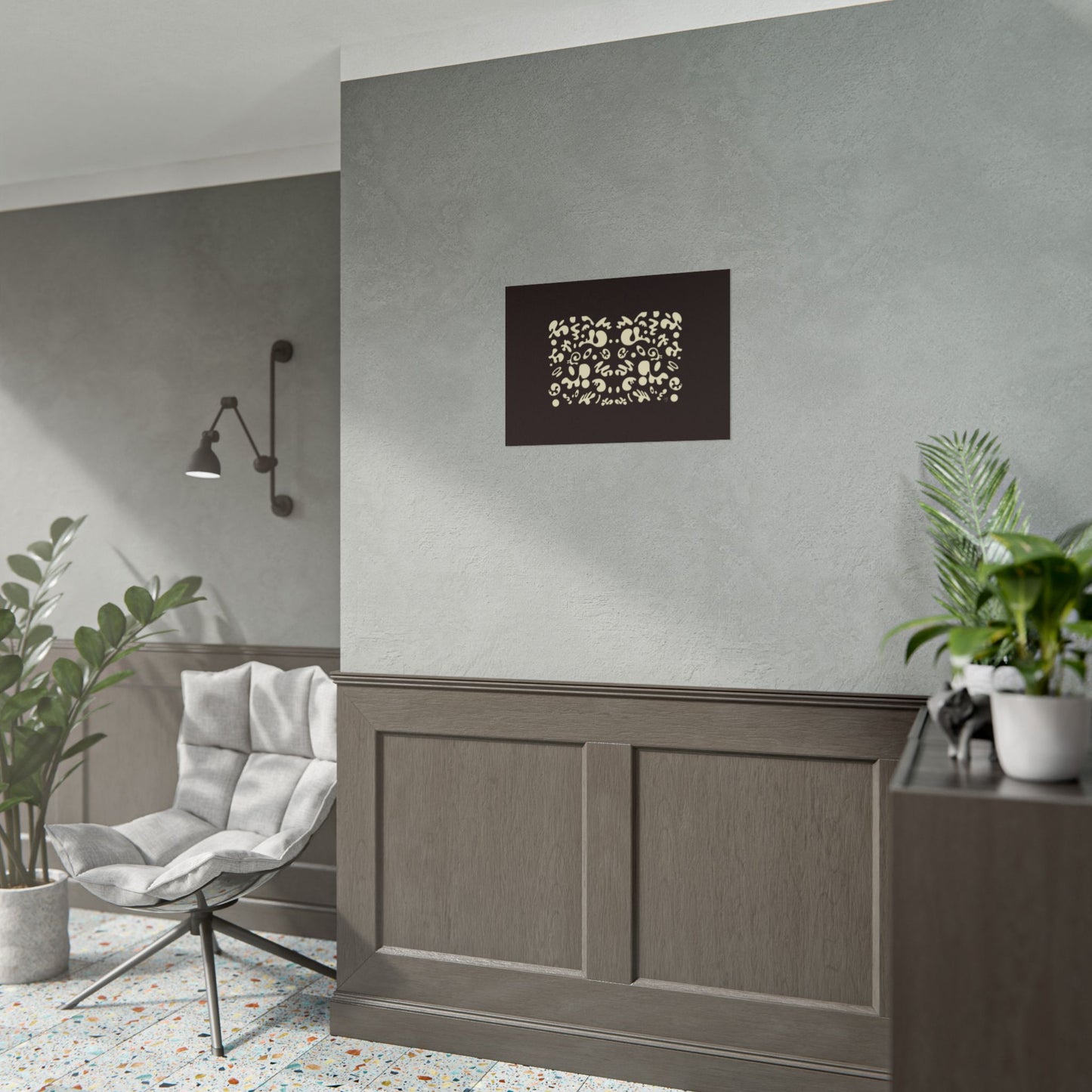 Mirror Work Rolled Poster (Landscape) - Smoke Signal