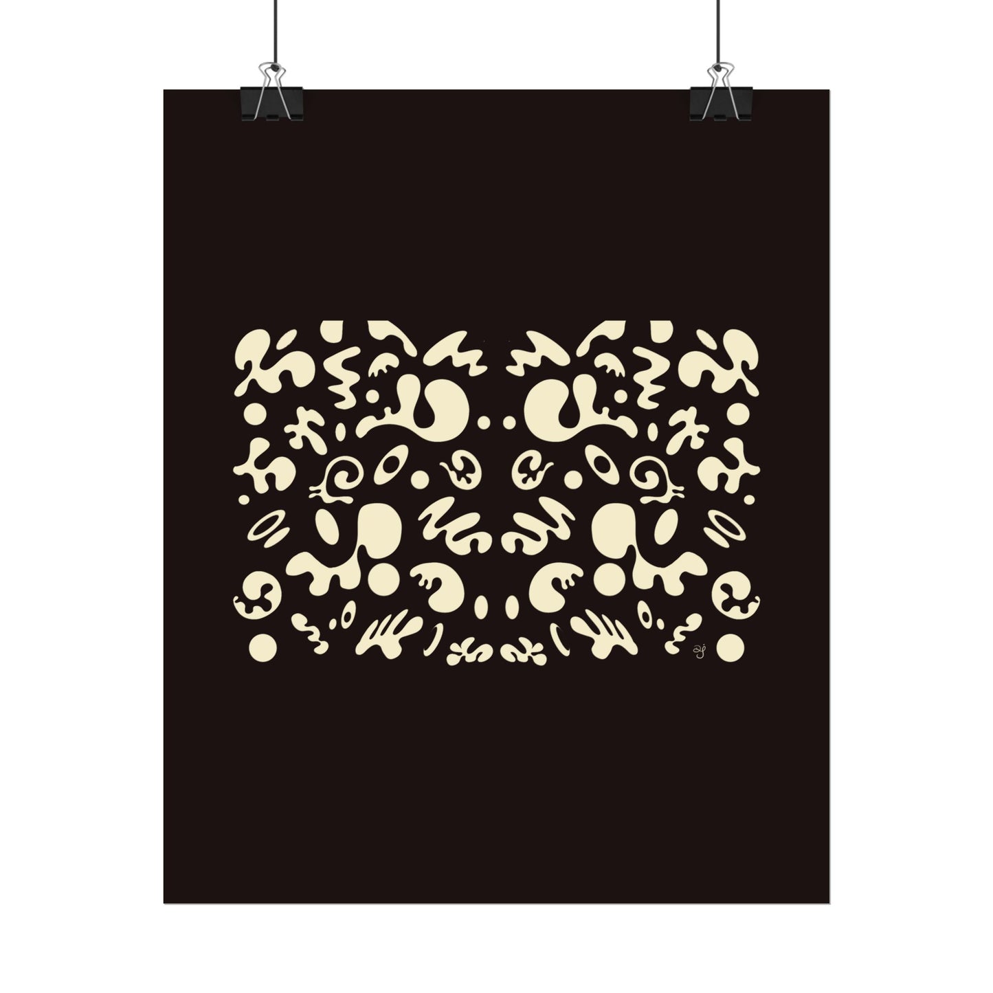 Mirror Work Rolled Poster (Portrait) - Smoke Signal