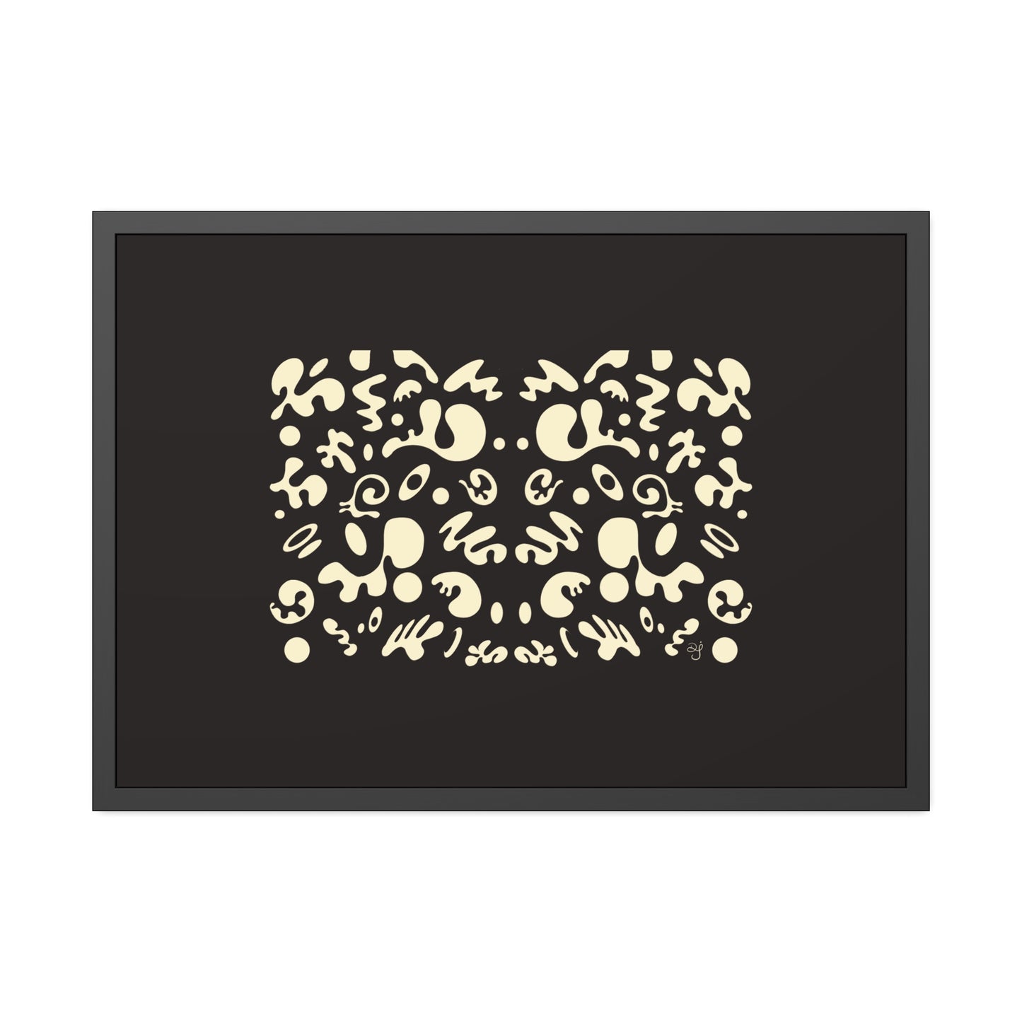 Mirror Work Framed Rolled Poster - Smoke Signal