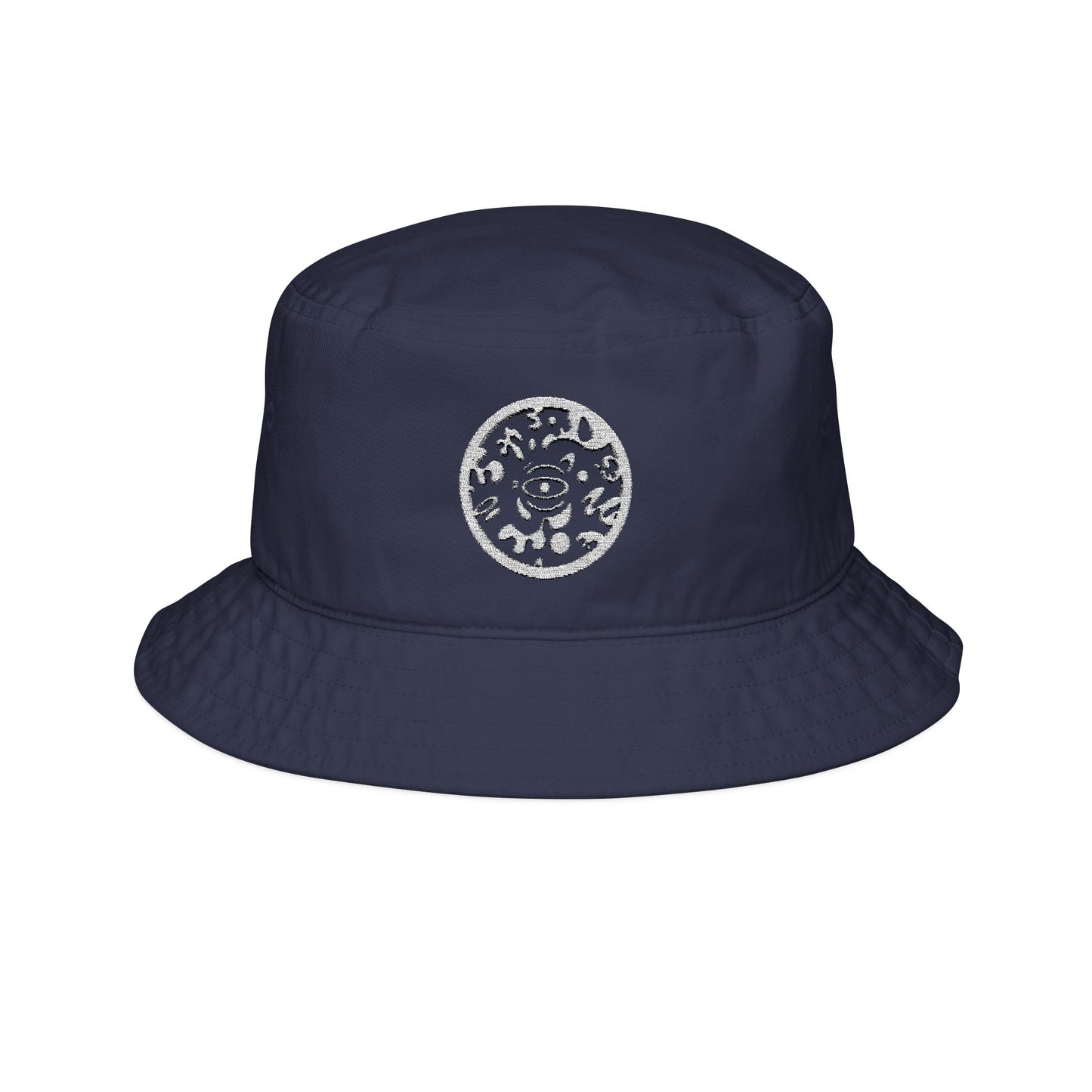 Adorn'd Logo Embroidered Bucket Hat - Starlight White