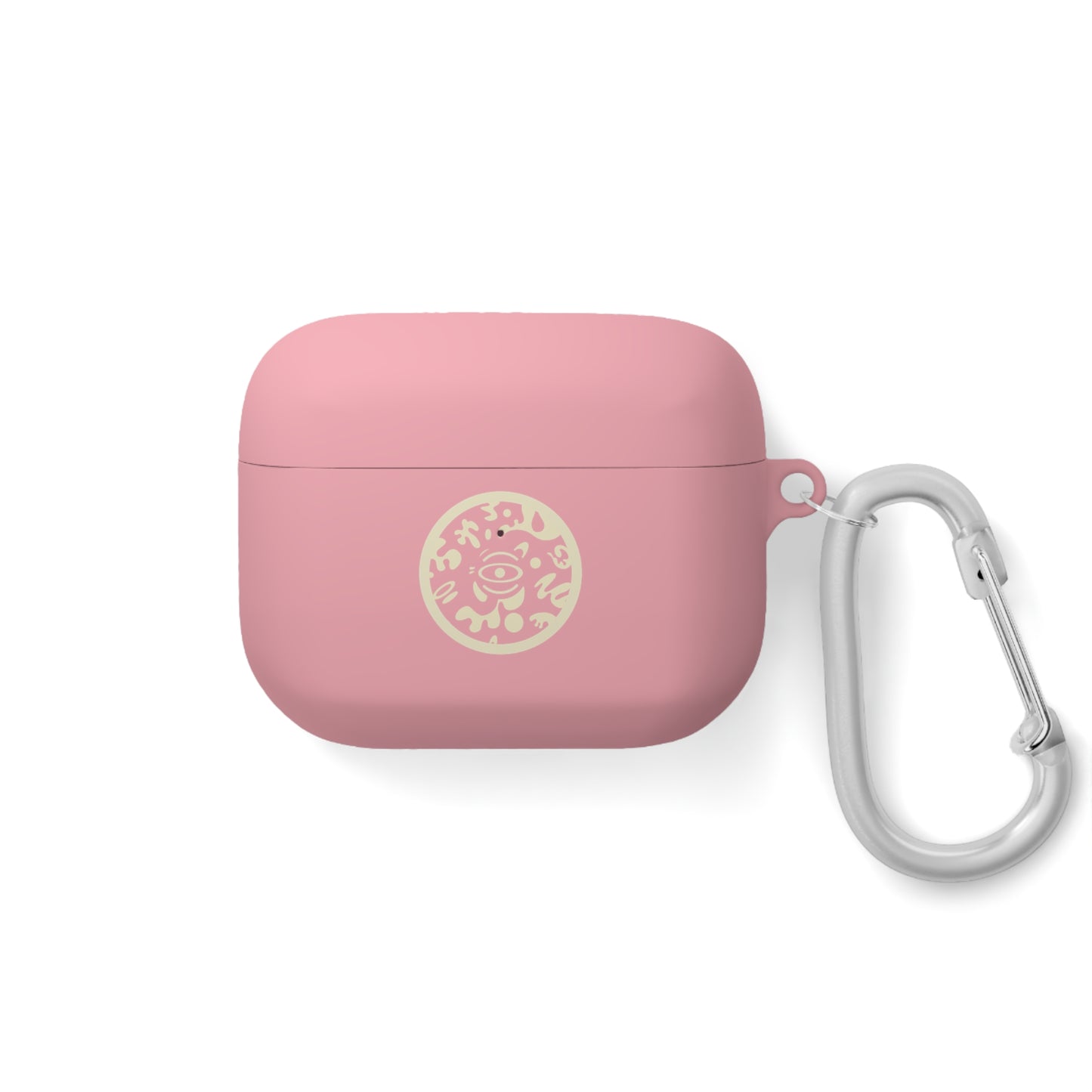 Adorn'd Logo Hard Plastic Airpods Case Cover- Blank Page White