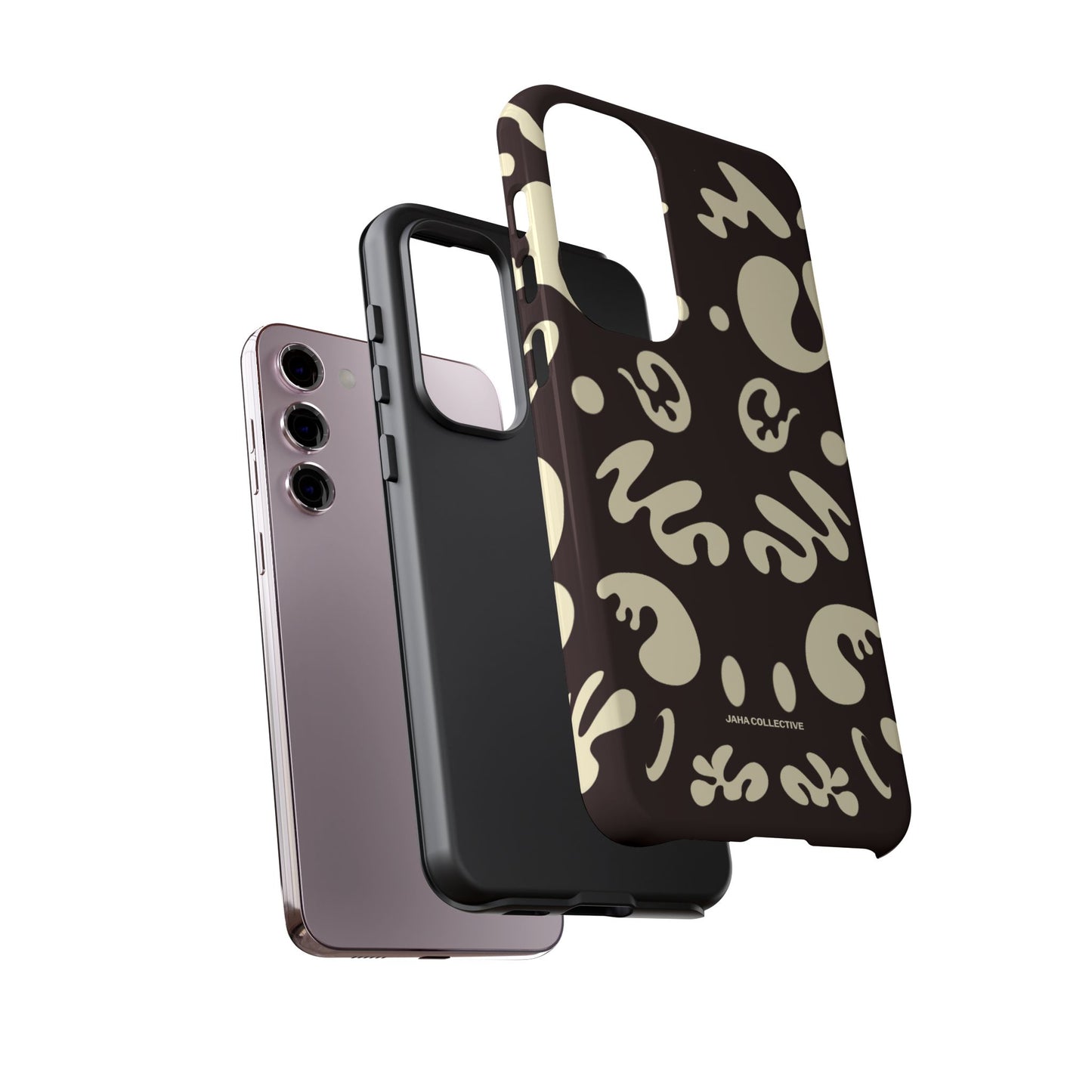 Mirror Work Tough Case (Samsung) - Smoke Signal Black