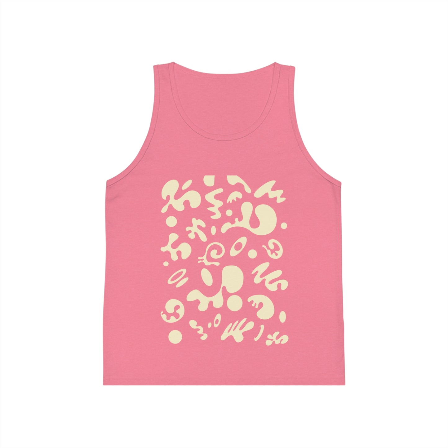 Bright Future Kid's Jersey Tank Top - Blank Page White