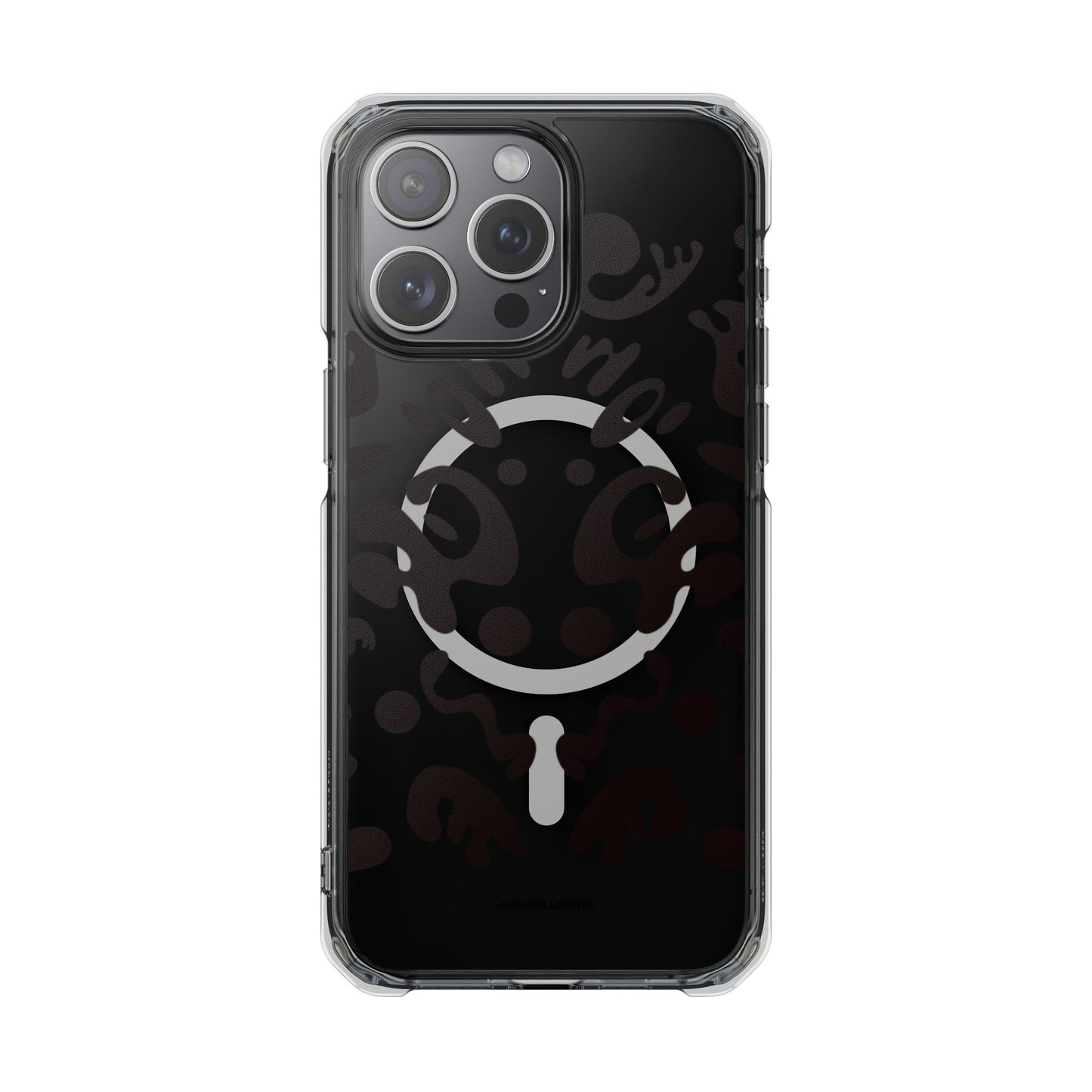 Mirror Work Clear MagSafe Impact Case - Smoke Signal Black