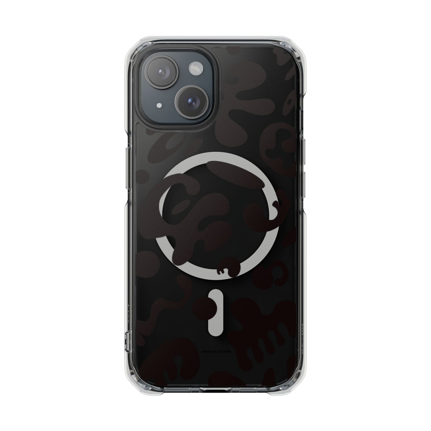 Pure Imagination Clear MagSafe Impact Case - Smoke Signal Black