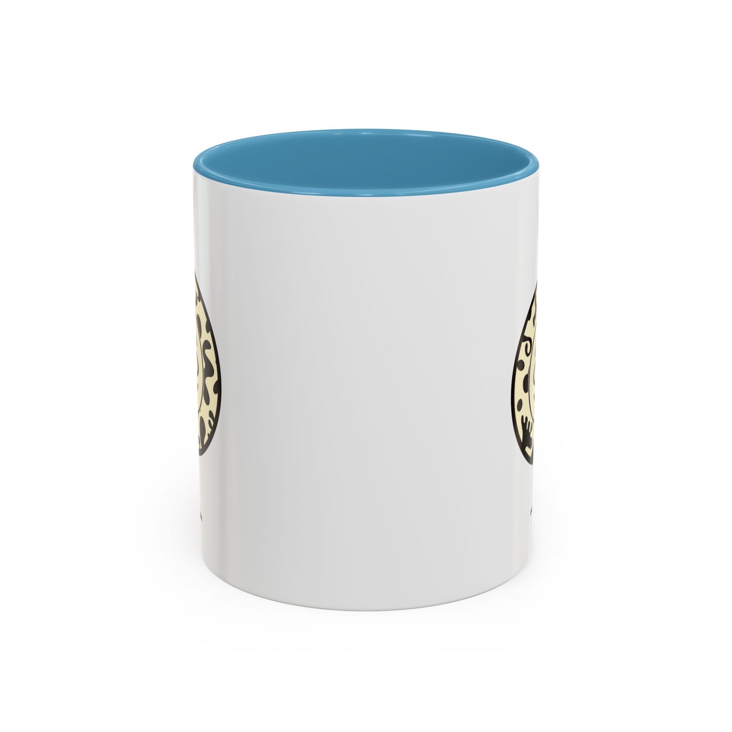Adorn'd Color Logo Accent Coffee Mug (11, 15oz) - Blank Page