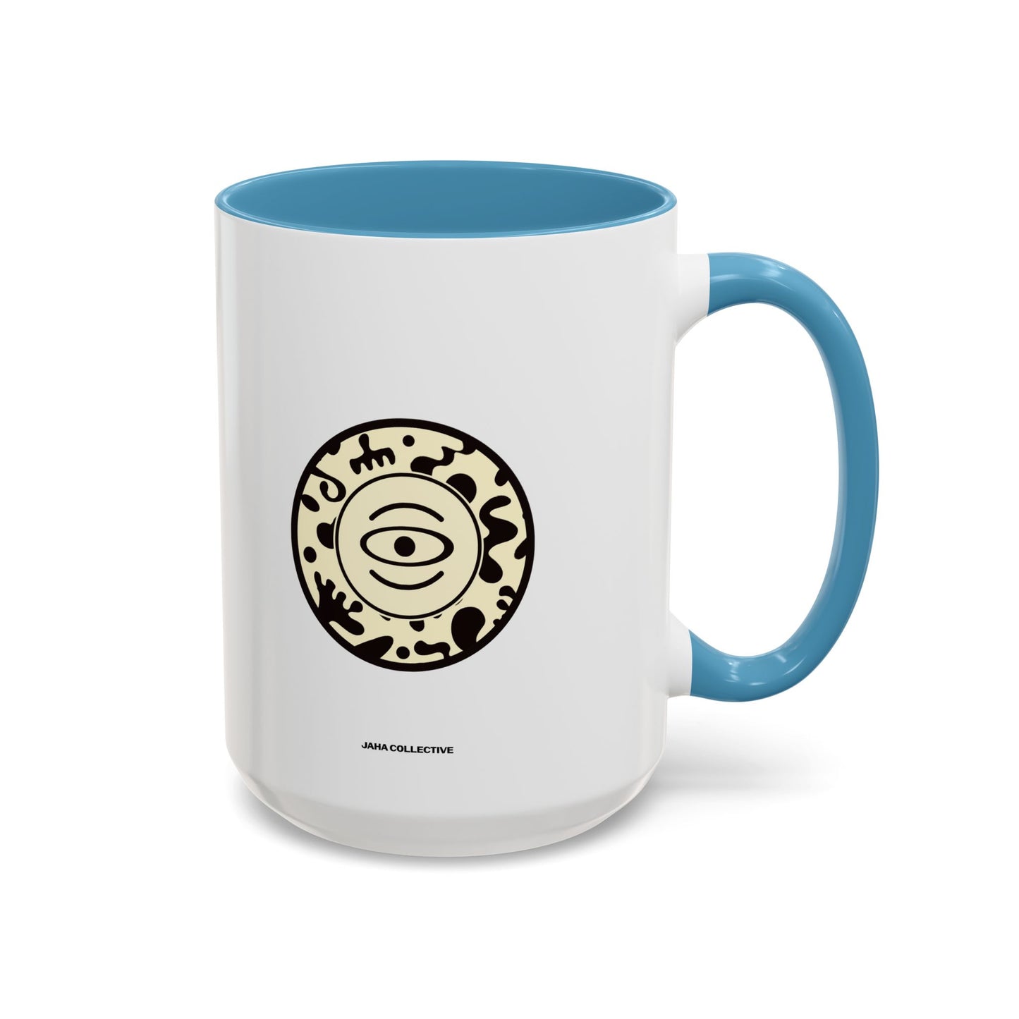 Adorn'd Color Logo Accent Coffee Mug (11, 15oz) - Blank Page
