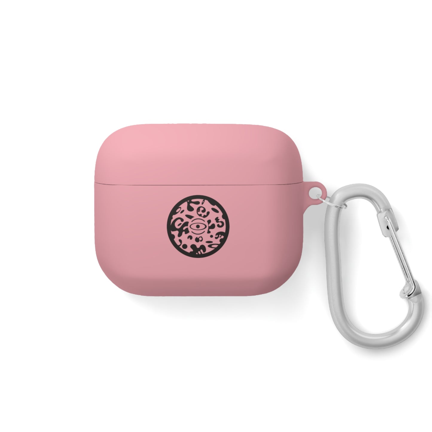 Adorn'd Logo Hard Plastic Airpods Case Cover - Smoke Signal Black