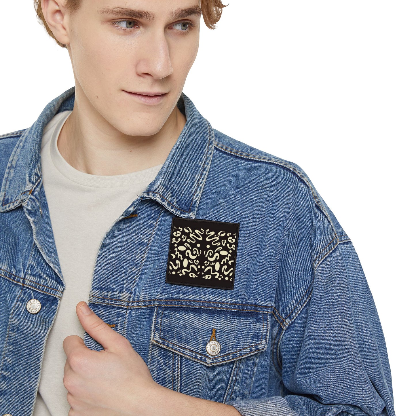 Mirror Work Color Vibrant Iron-On Patches - Smoke Signal