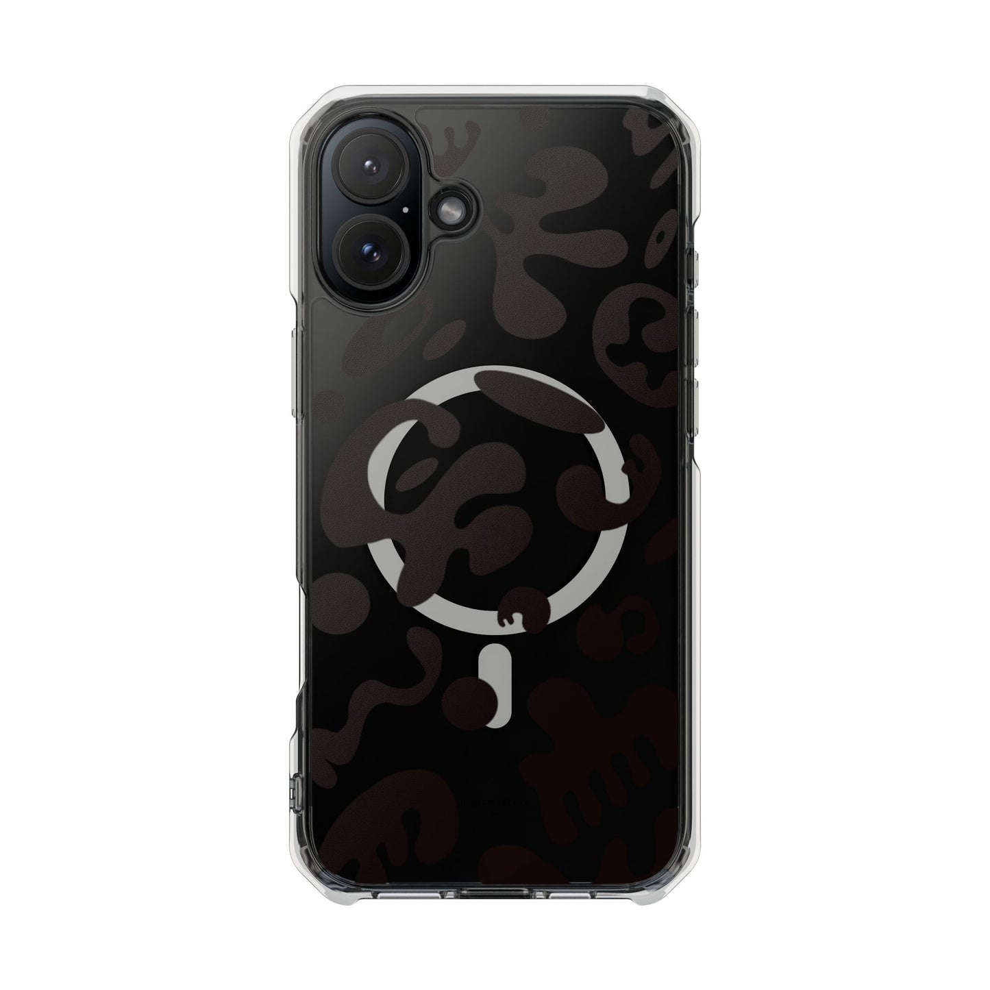 Pure Imagination Clear MagSafe Impact Case - Smoke Signal Black