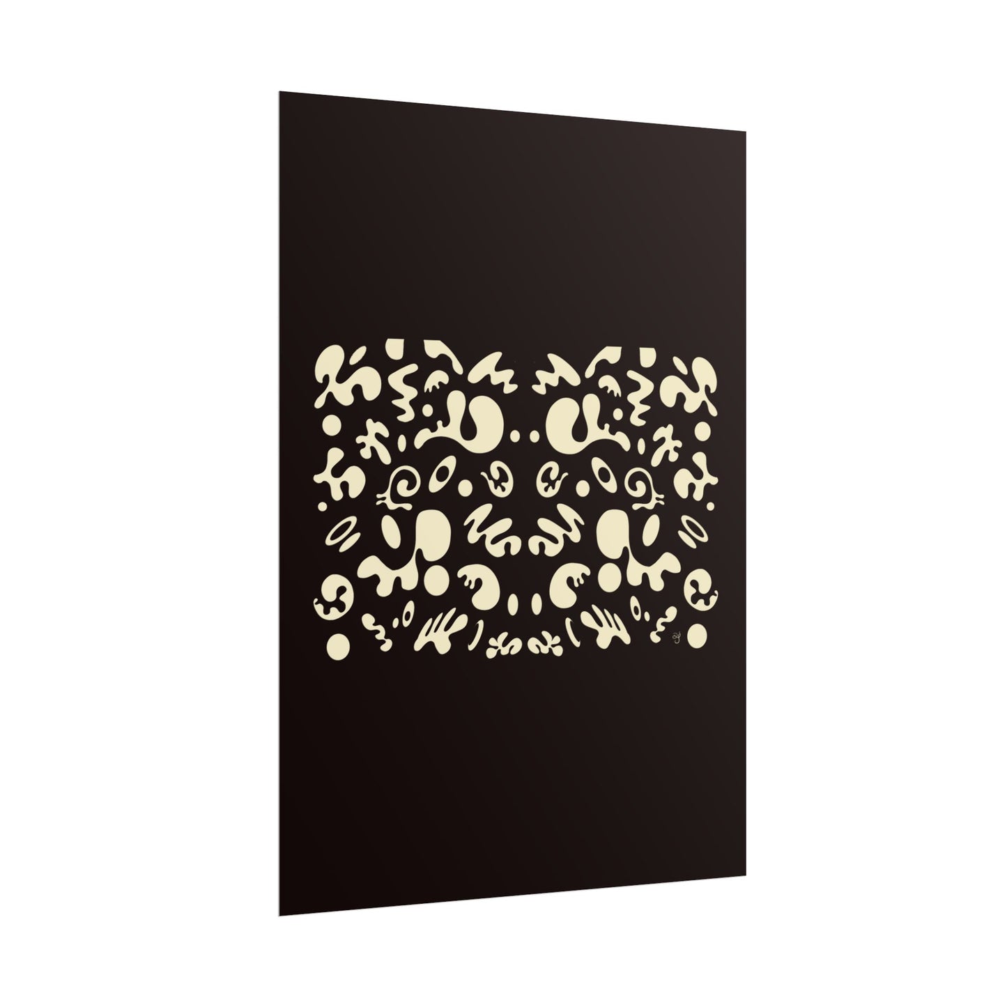 Mirror Work Rolled Poster (Portrait) - Smoke Signal