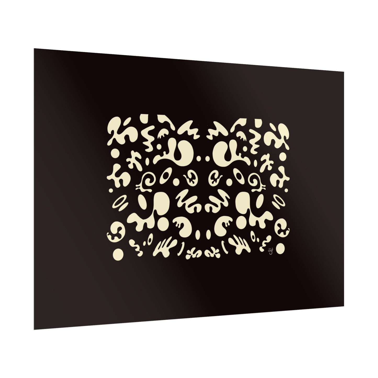 Mirror Work Rolled Poster (Landscape) - Smoke Signal