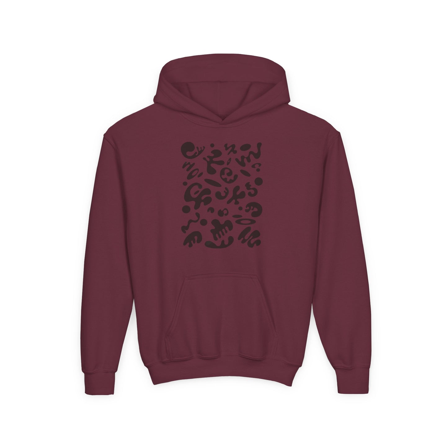 Bright Future Youth Heavy Blend Hooded Sweatshirt - Smoke Signal