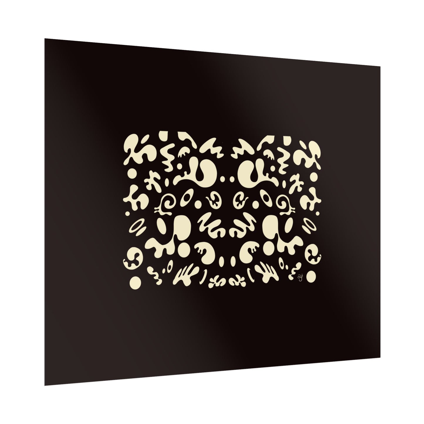 Mirror Work Rolled Poster (Landscape) - Smoke Signal