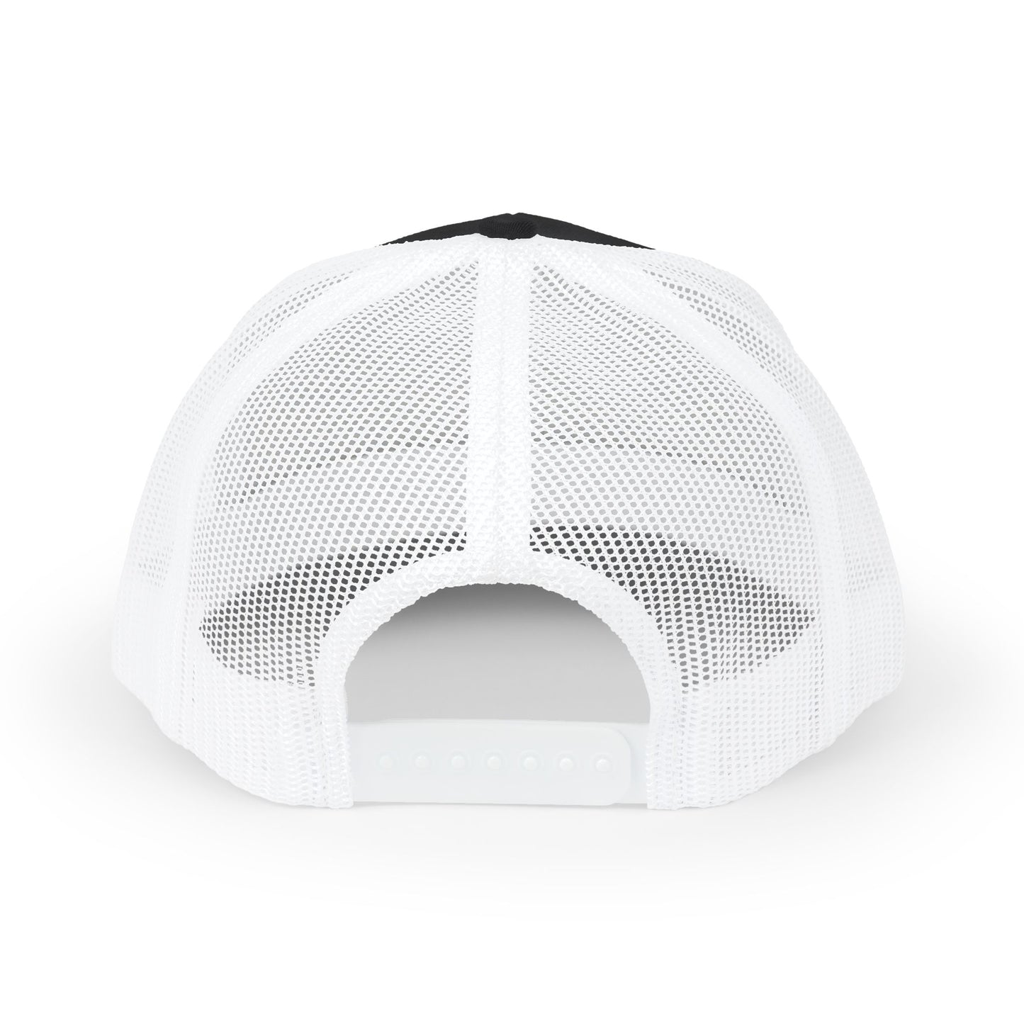 Adorn'd Logo Embroidered Retro Trucker Hat - Starlight White