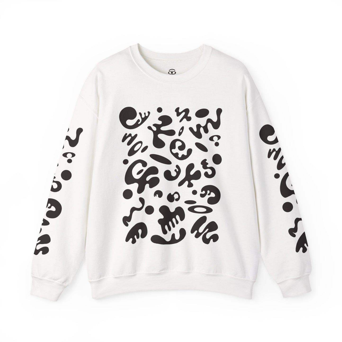 Pure Imagination Unisex Heavy Blend™ Crewneck Sweatshirt- Smoke Signal Black Print
