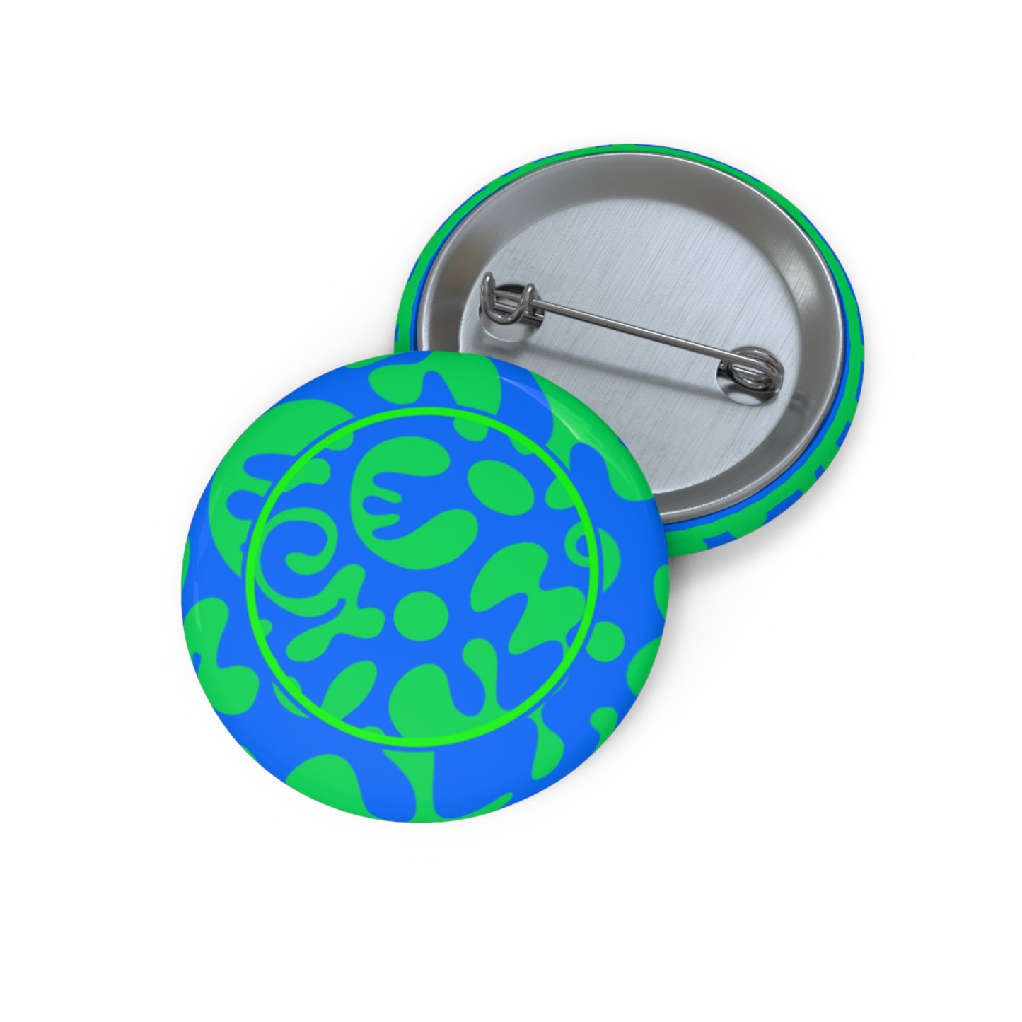 Adorn'd Color Pin Button - Tide Pool