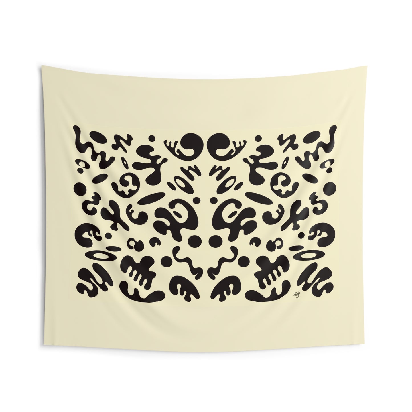 Mirror Work Indoor Wall Tapestry - Blank Page