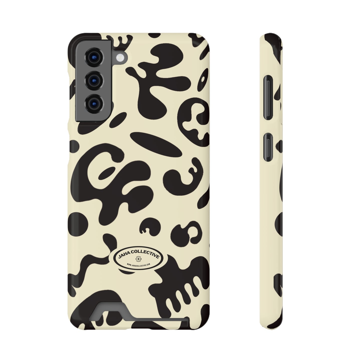 Pure Imagination Phone Case w Card Holder - Blank Page White