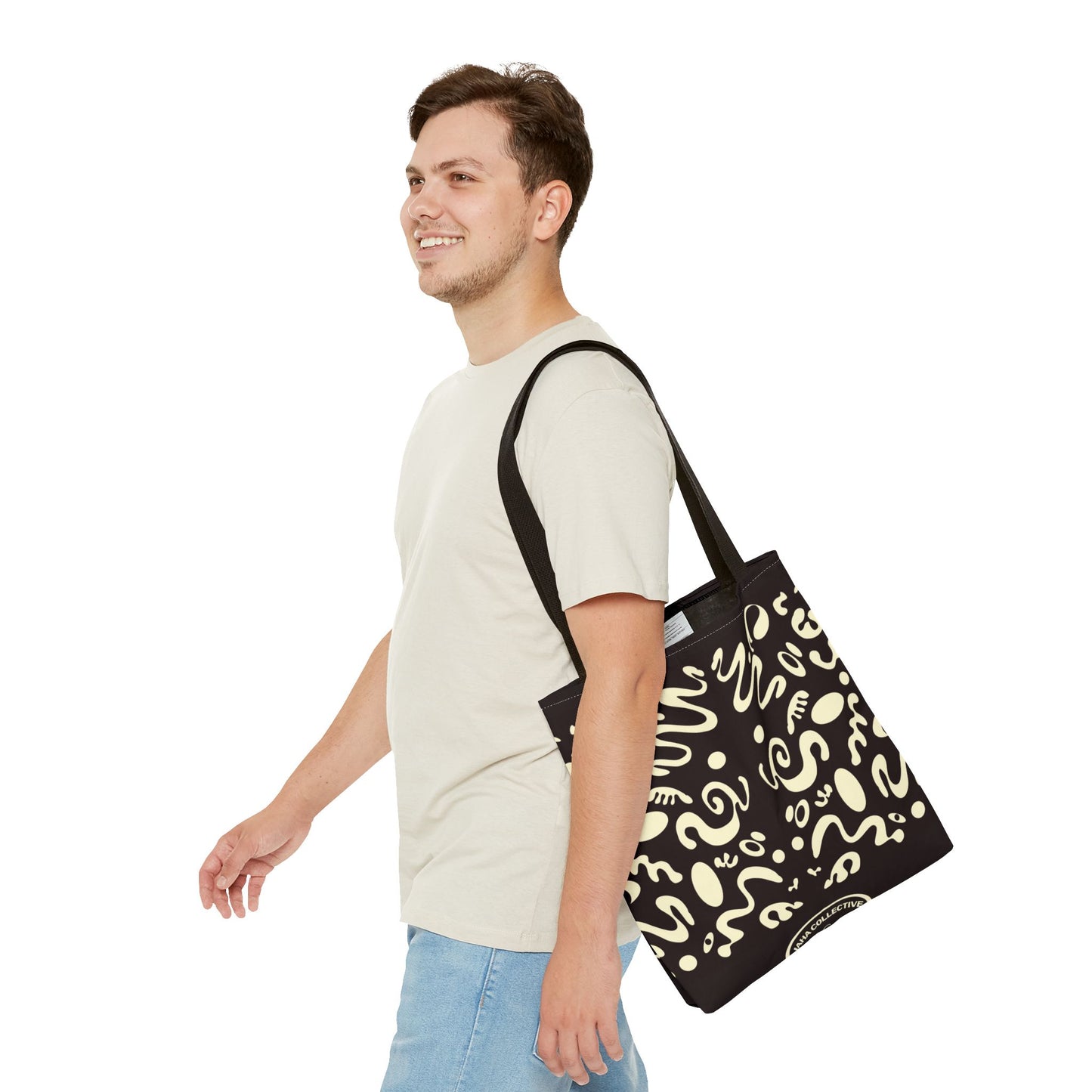 Mirror Work Colorful Tote Bag - Smoke Signal
