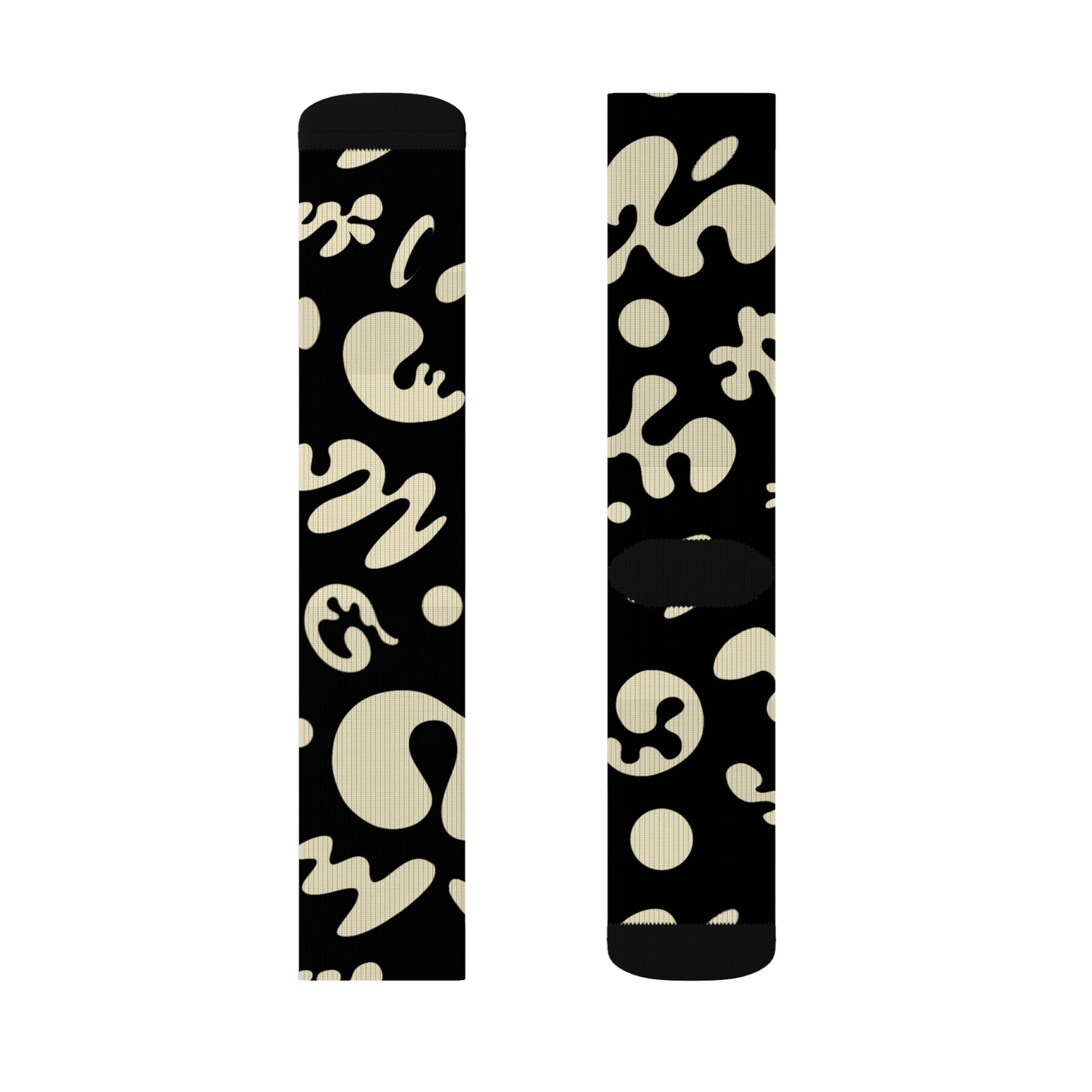 Pure Imagination Print Socks - Smoke Signal Black