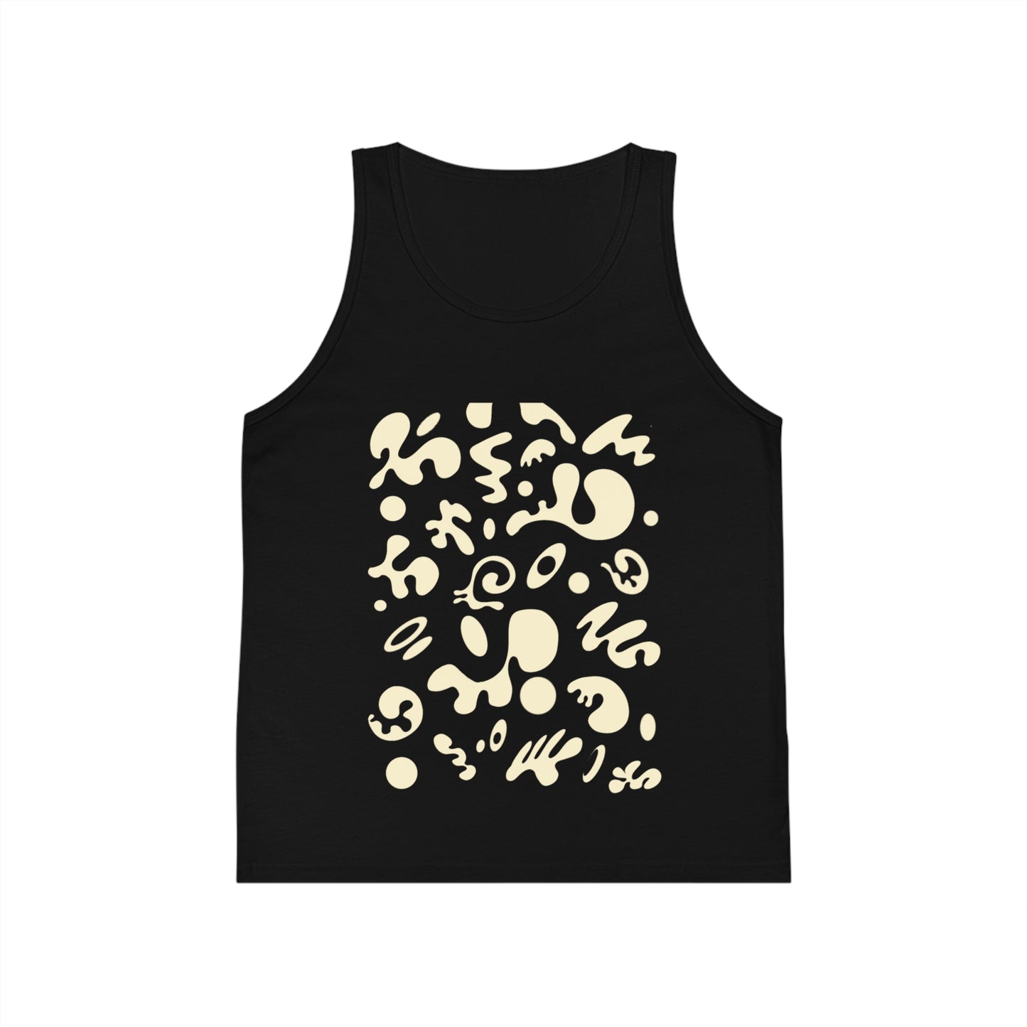 Bright Future Kid's Jersey Tank Top - Blank Page White