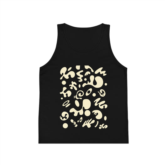 Bright Future Kid's Jersey Tank Top - Blank Page White