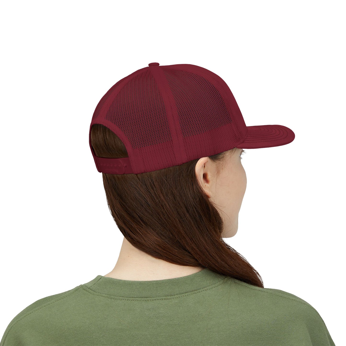 Adorn'd Logo Embroidered Retro Trucker Hat - Smoke Signal Black