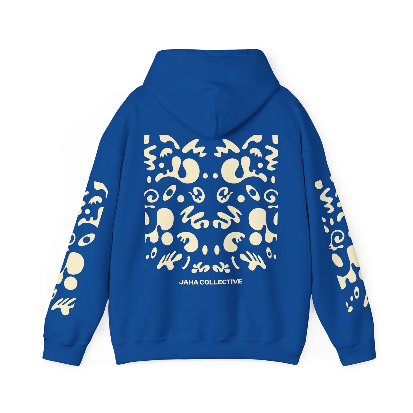 Mirror Work Unisex Heavy Blend™ Hooded Sweatshirt - Blank Page White Print