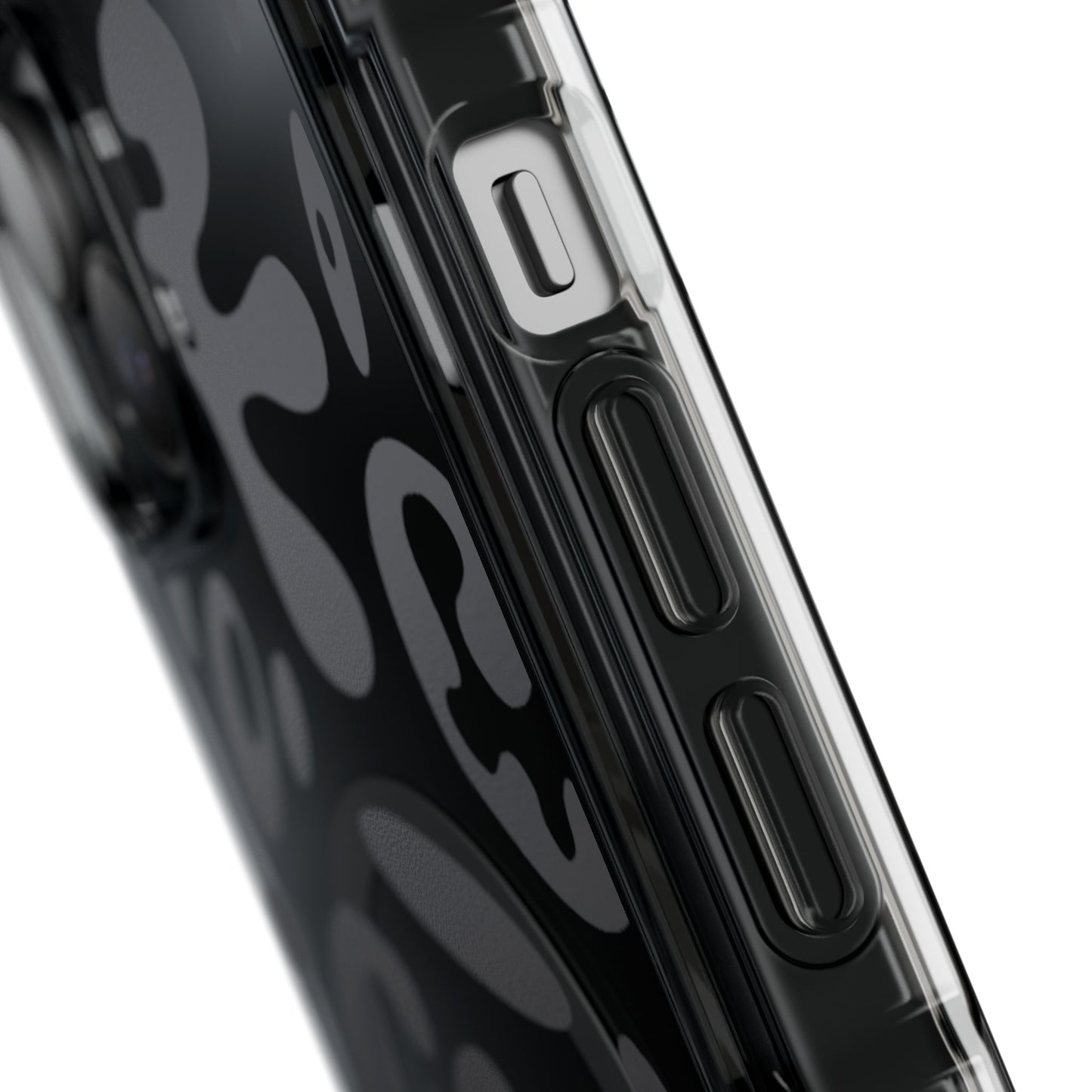 Pure Imagination Clear MagSafe Impact Case - Smoke Signal Black