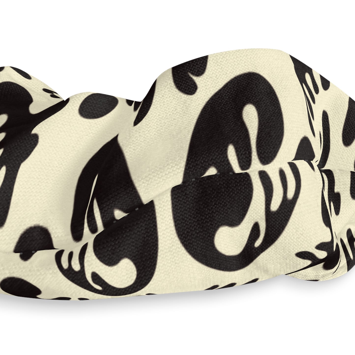 Adorn'd Scrunchie - Blank Page White