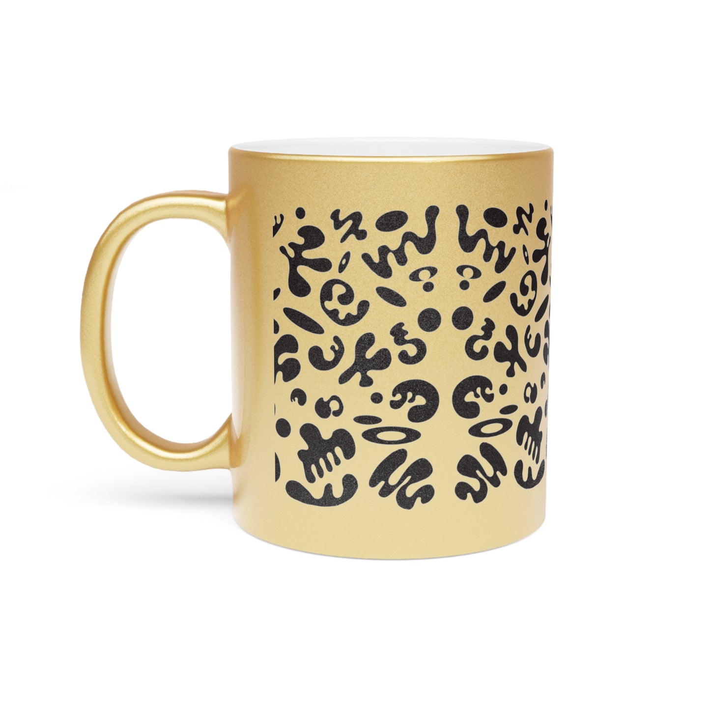 Mirror Work Metallic Mug (Silver\Gold)