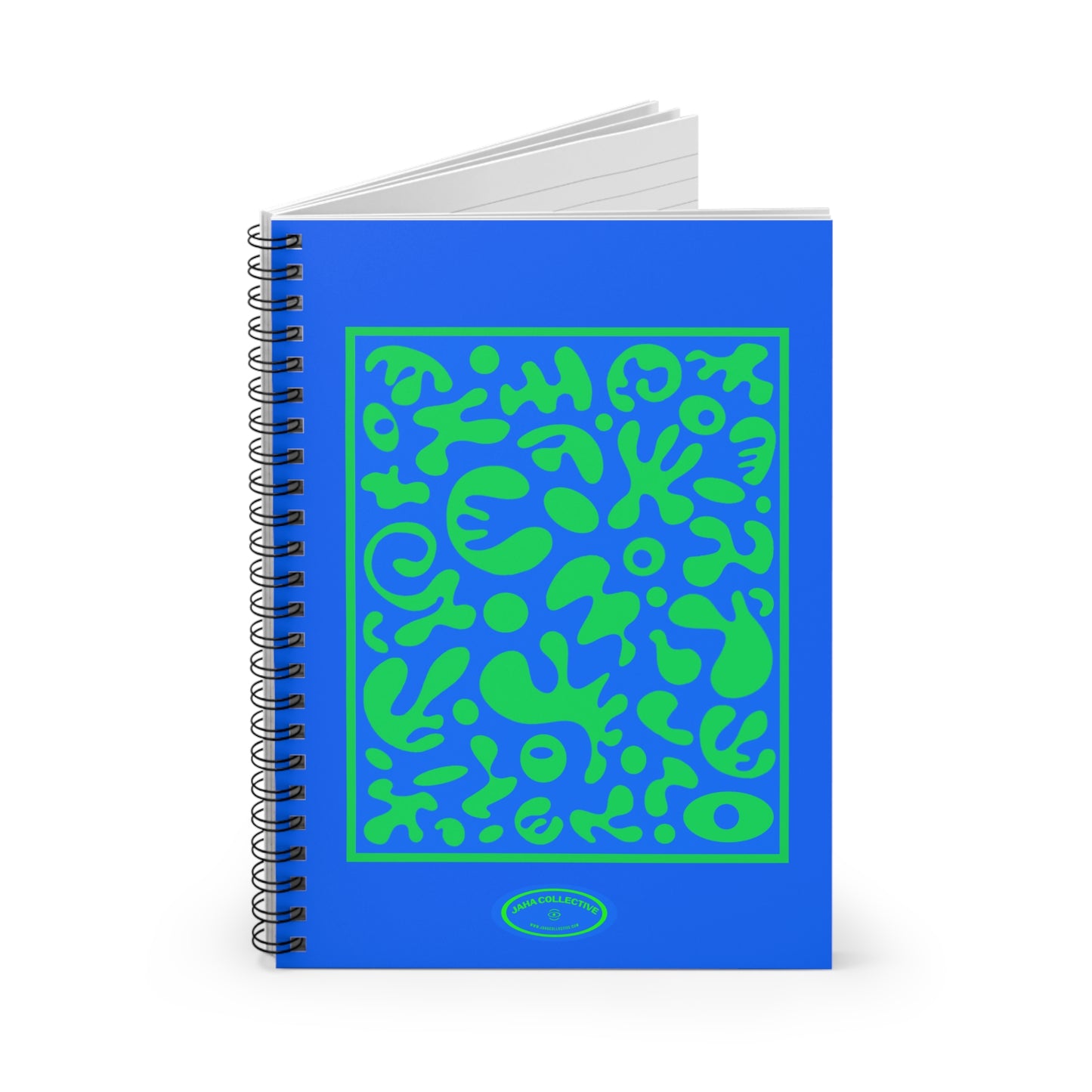 Deep Dream Spiral Notebook (Ruled Line) - Tide Pool