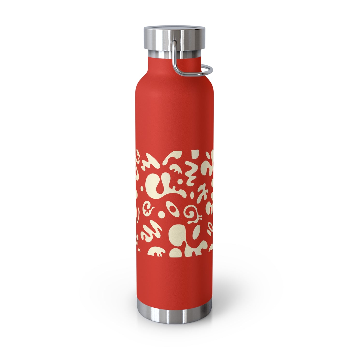 Mirror Work Copper Vacuum Insulated Water Bottle (22oz) - Blank Page White