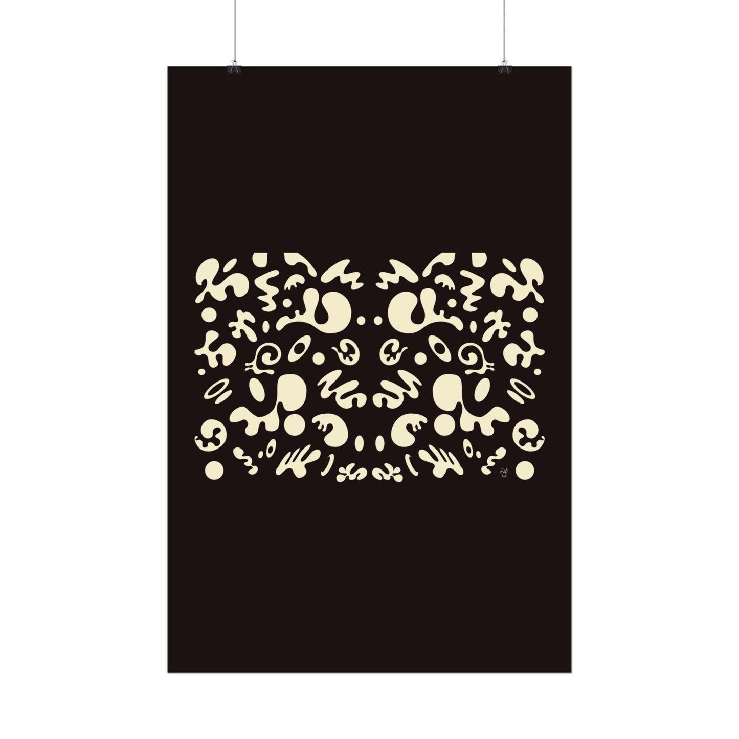 Mirror Work Rolled Poster (Portrait) - Smoke Signal