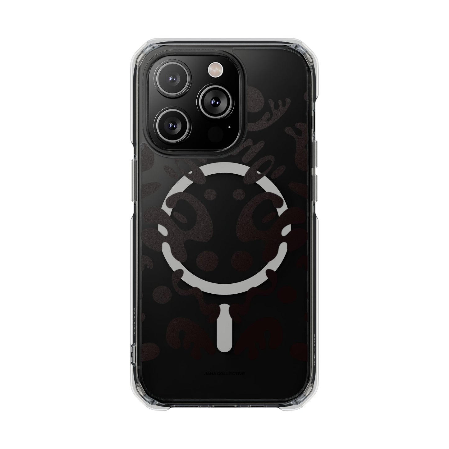 Mirror Work Clear MagSafe Impact Case - Smoke Signal Black