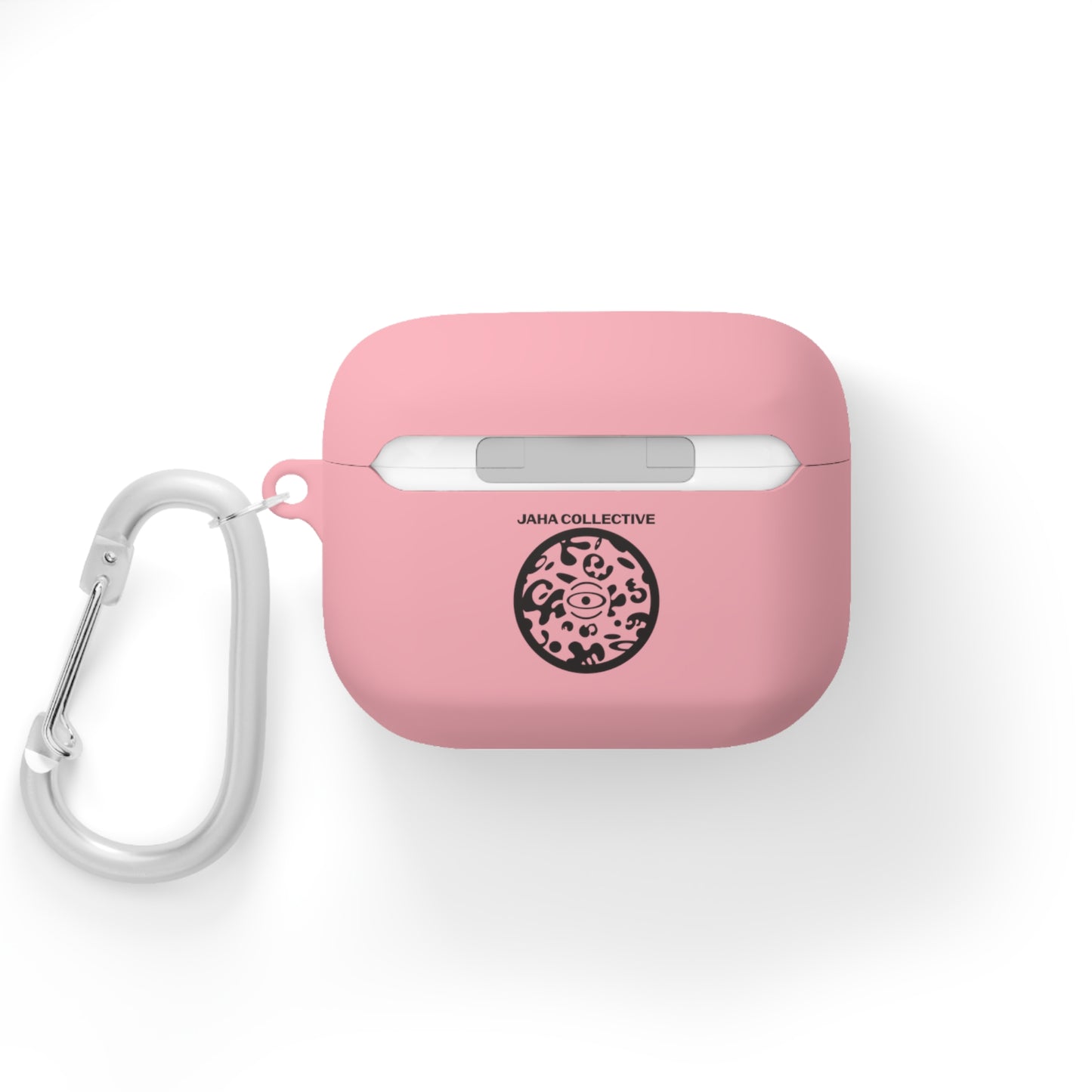 Adorn'd Logo Hard Plastic Airpods Case Cover - Smoke Signal Black
